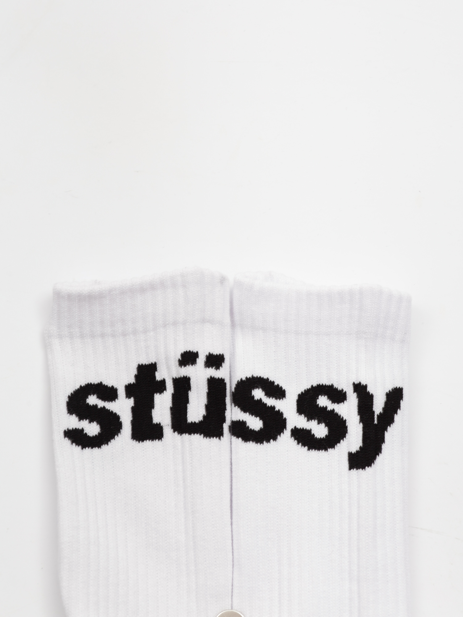 Skarpetki Stussy Jacquard Logo (white/black)