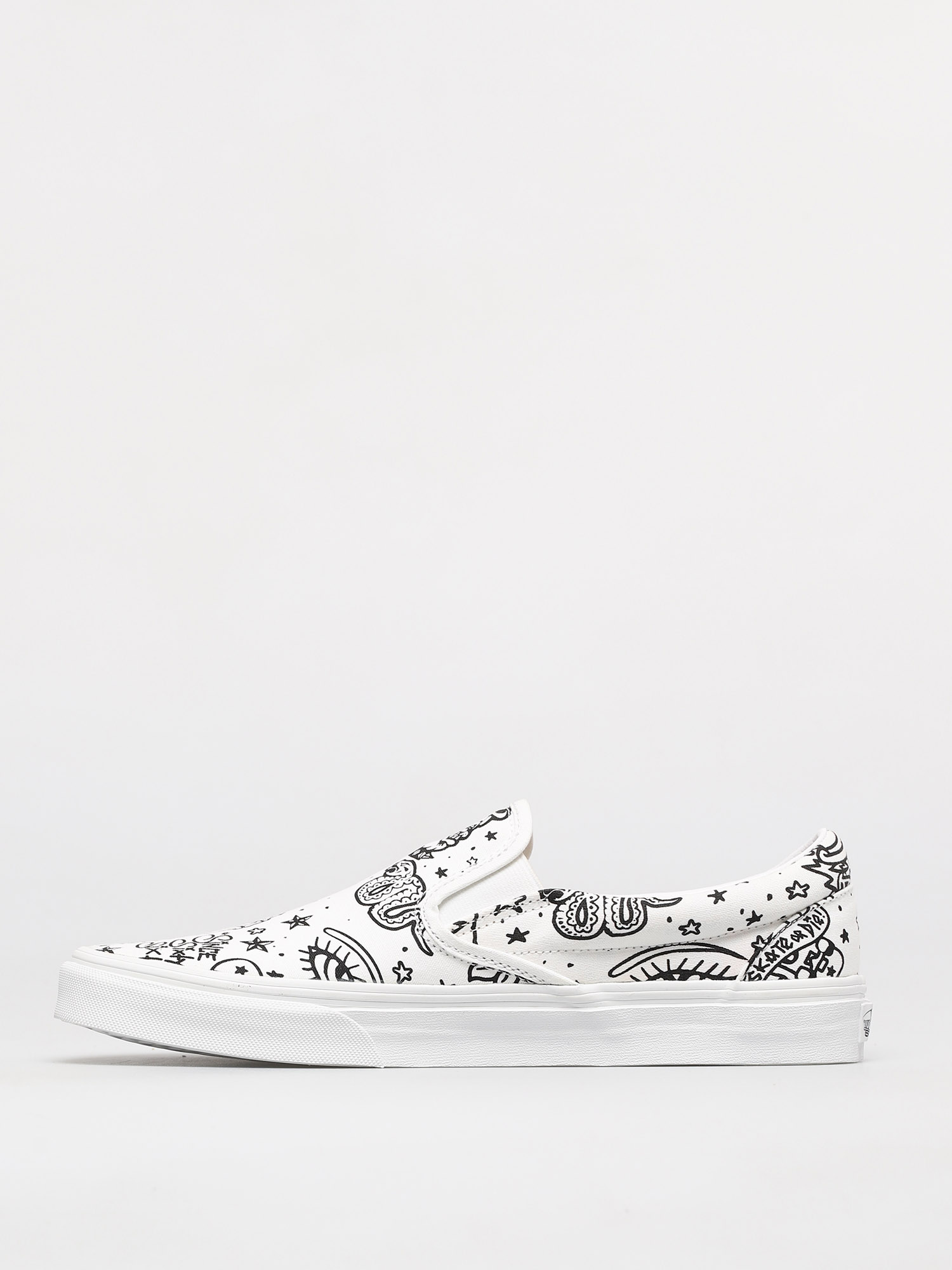 Buty Vans Classic Slip On (u color tattoo/true white)