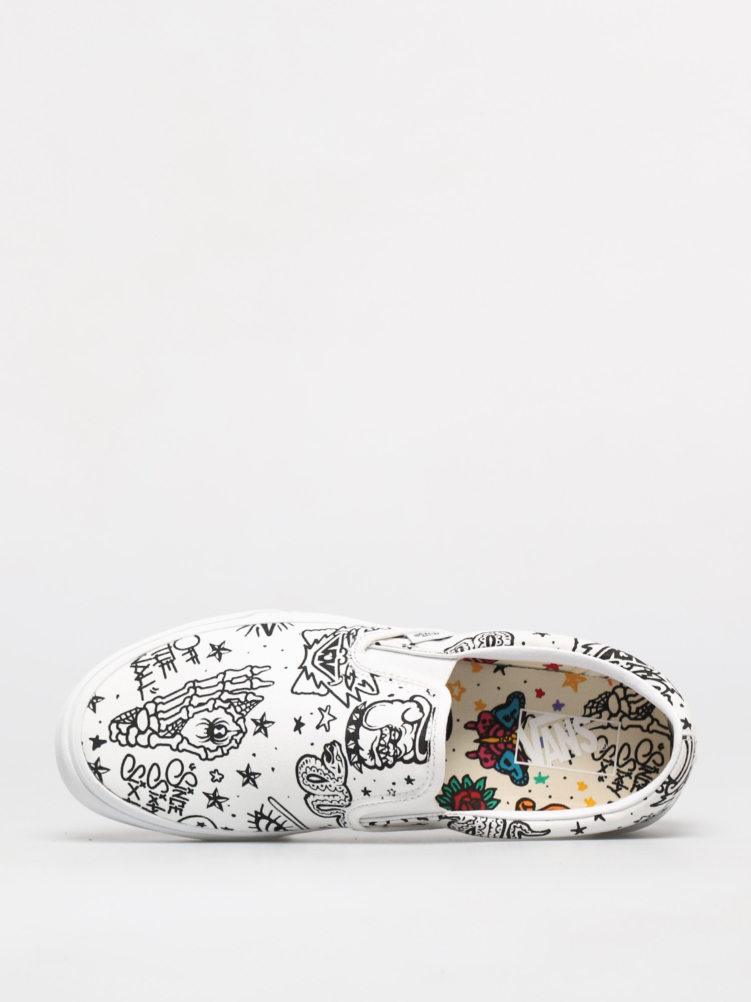 Buty Vans Classic Slip On (u color tattoo/true white)