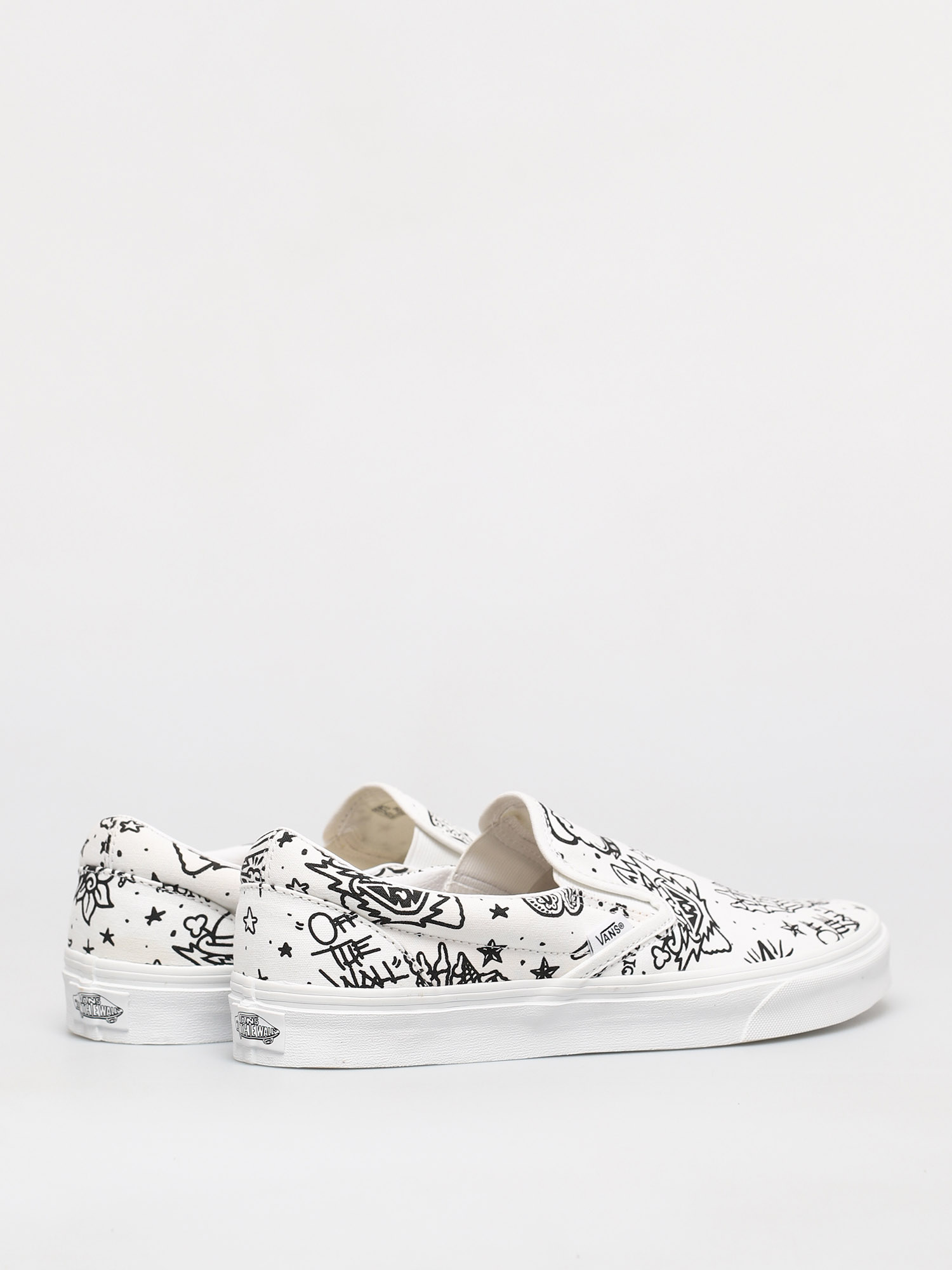 Buty Vans Classic Slip On (u color tattoo/true white)