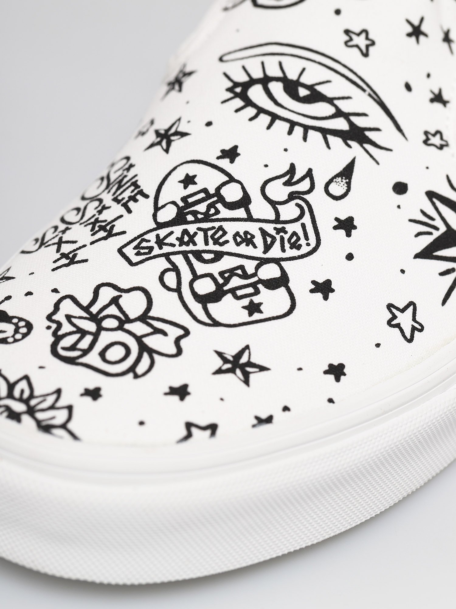 Buty Vans Classic Slip On (u color tattoo/true white)
