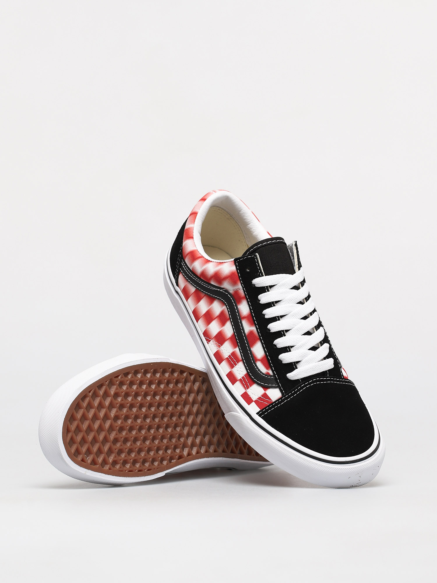 Buty Vans Old Skool (blur check/true wht/red)