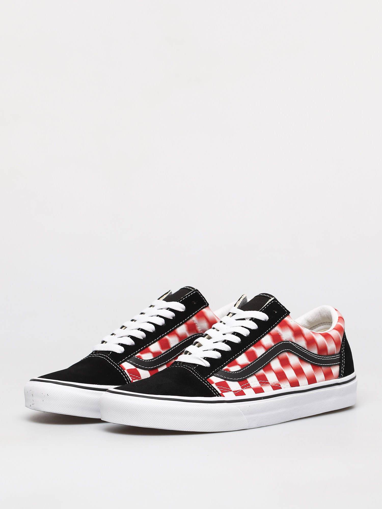 Buty Vans Old Skool (blur check/true wht/red)