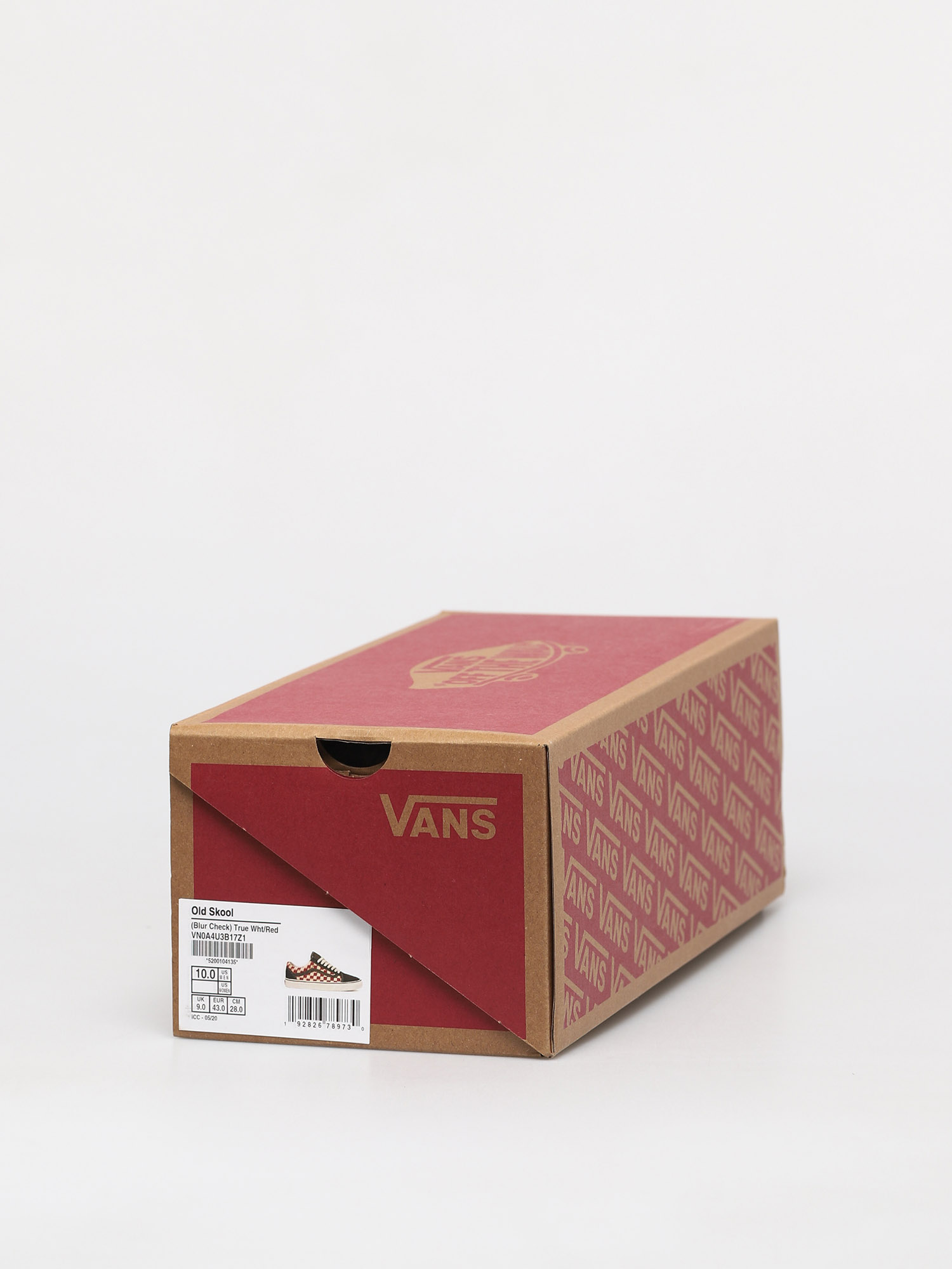 Buty Vans Old Skool (blur check/true wht/red)