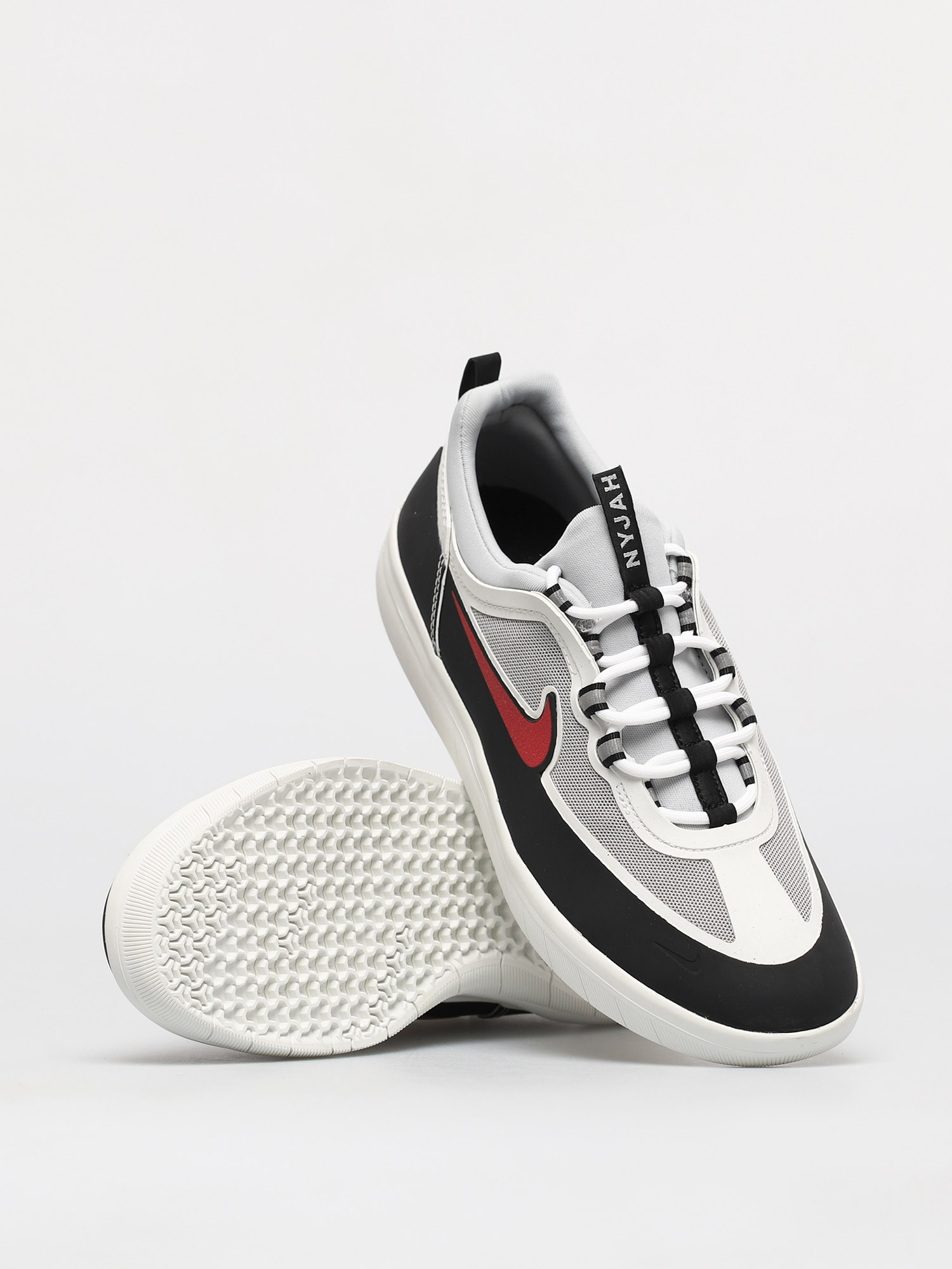 Buty Nike SB Nyjah Free 2 0 (black/sport red metallic silver black)