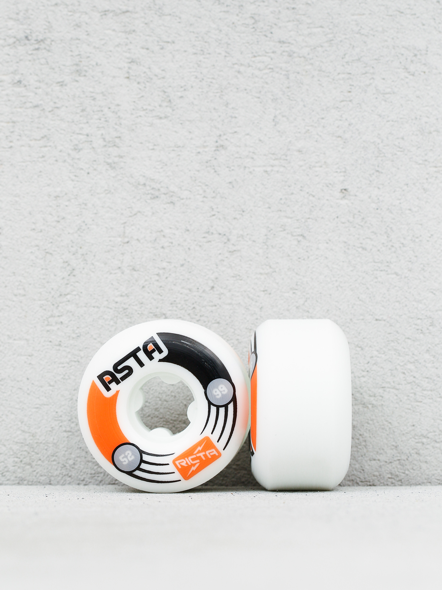 Kółka Ricta Tom Asta Pro Rapido Slim (white/black/orange)