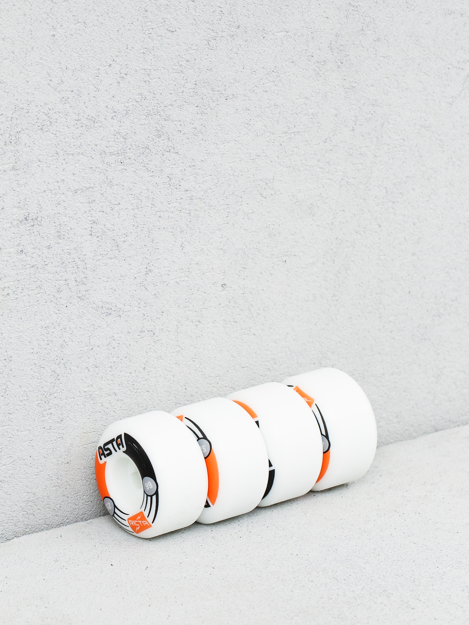 Kółka Ricta Tom Asta Pro Rapido Slim (white/black/orange)