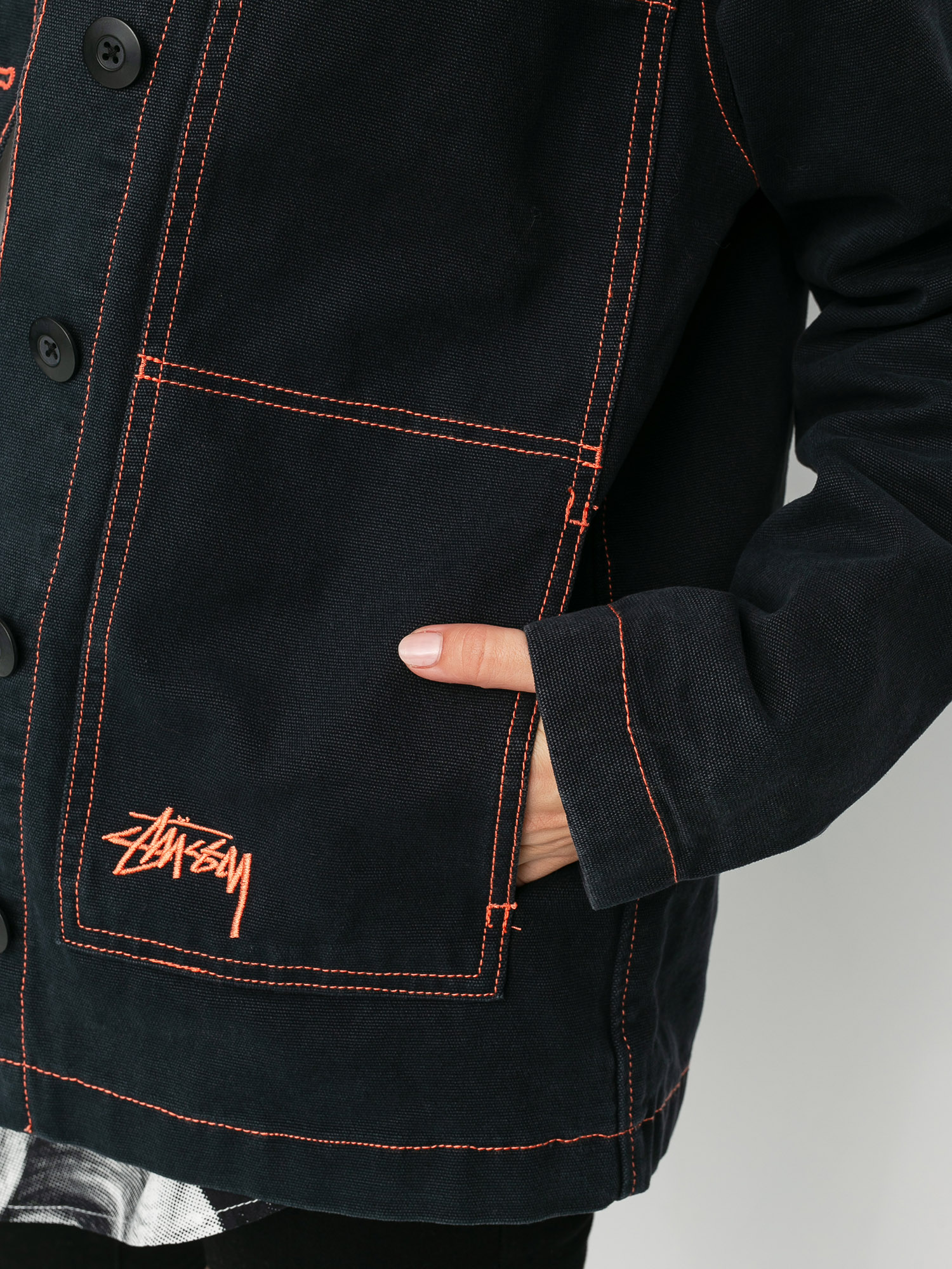 Kurtka Stussy Solid Chore Wmn (black)