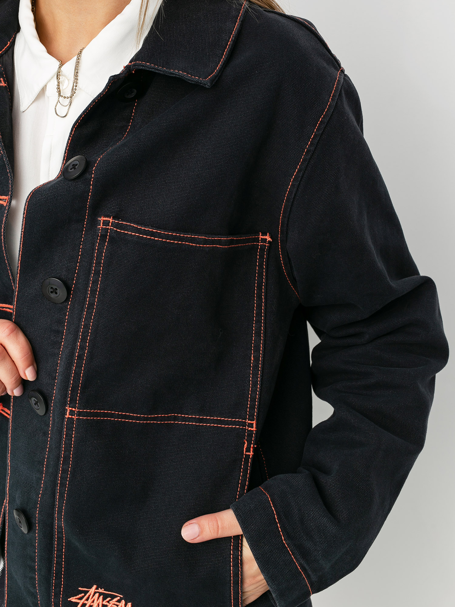 Kurtka Stussy Solid Chore Wmn (black)