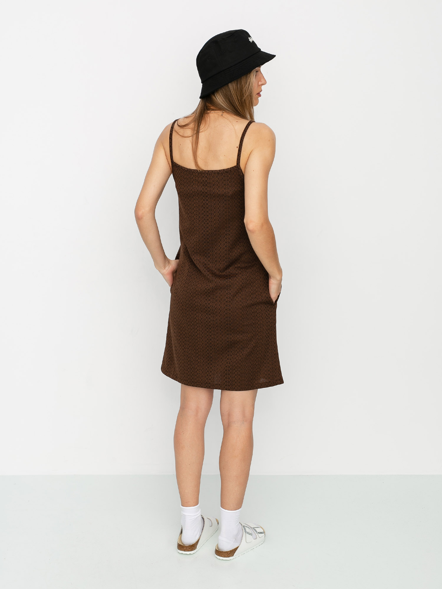 Sukienka Stussy Tonal Jacquard Wmn (brown)