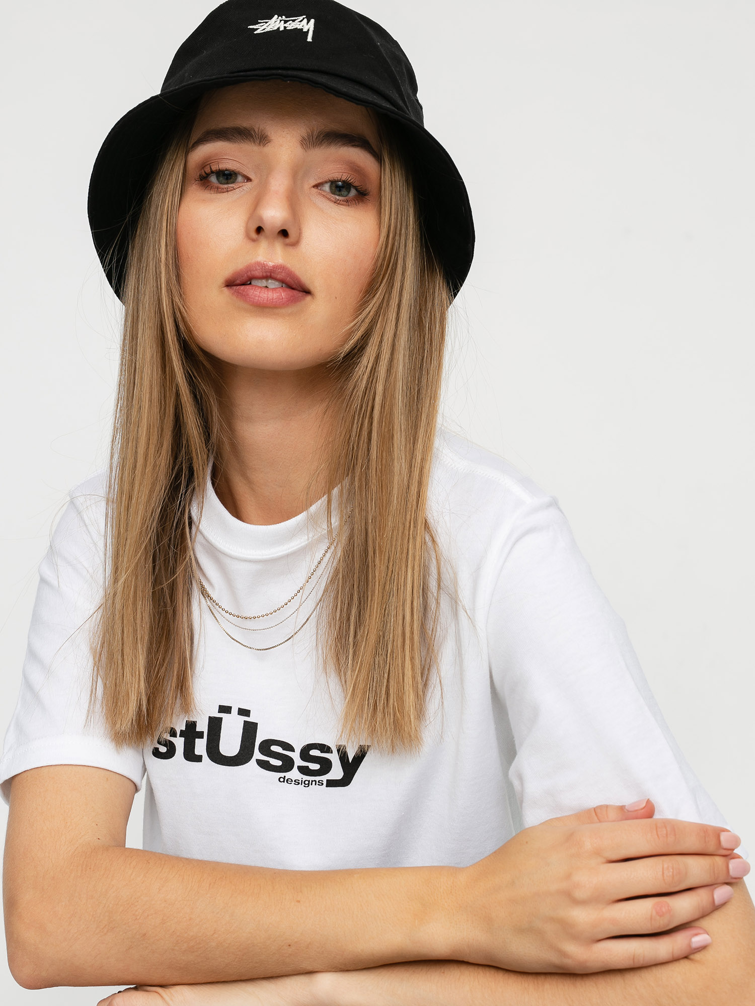 T-shirt Stussy Big U Wmn (white)