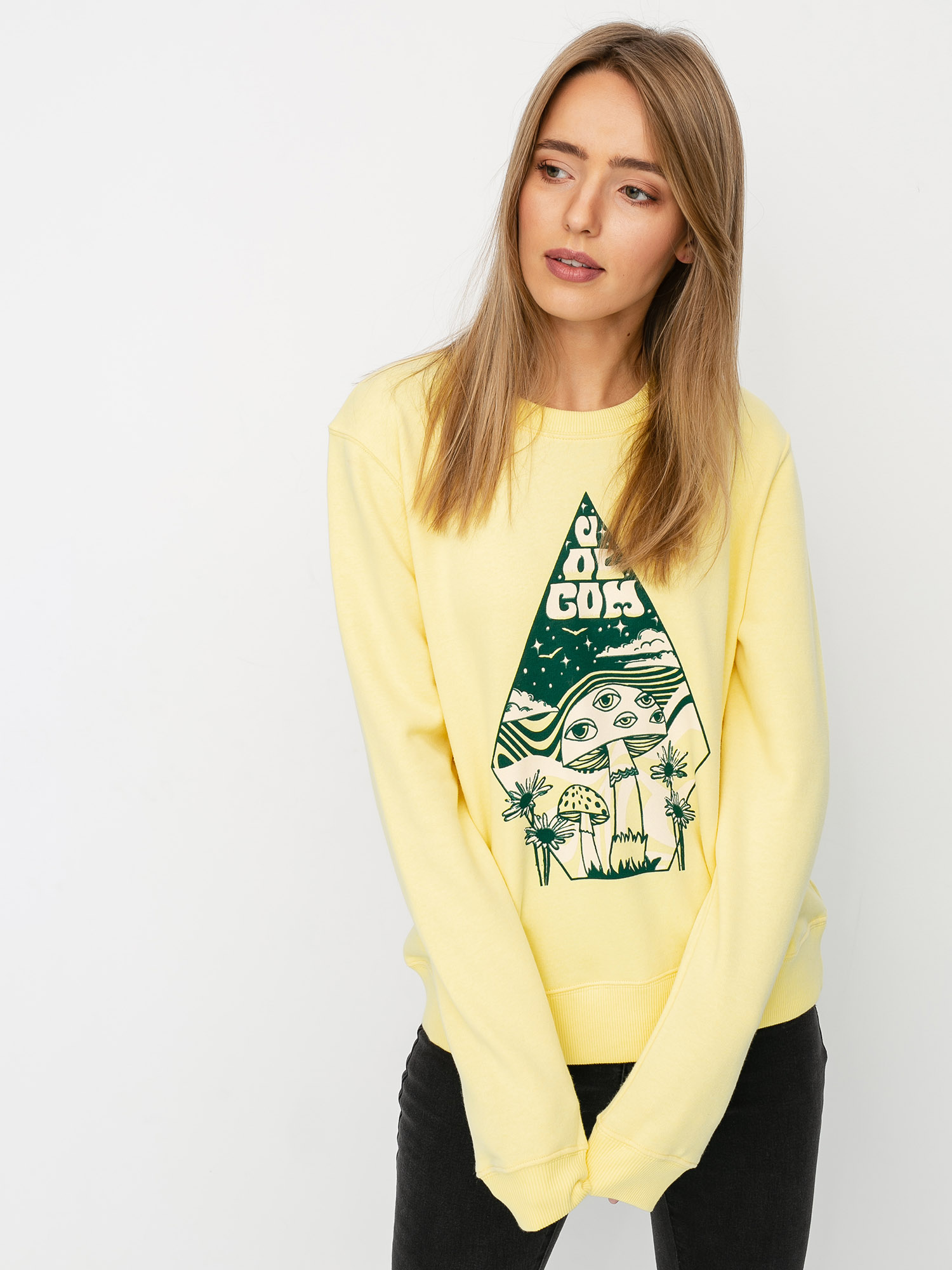 Bluza Volcom Sound Check HD Wmn (faded yellow)