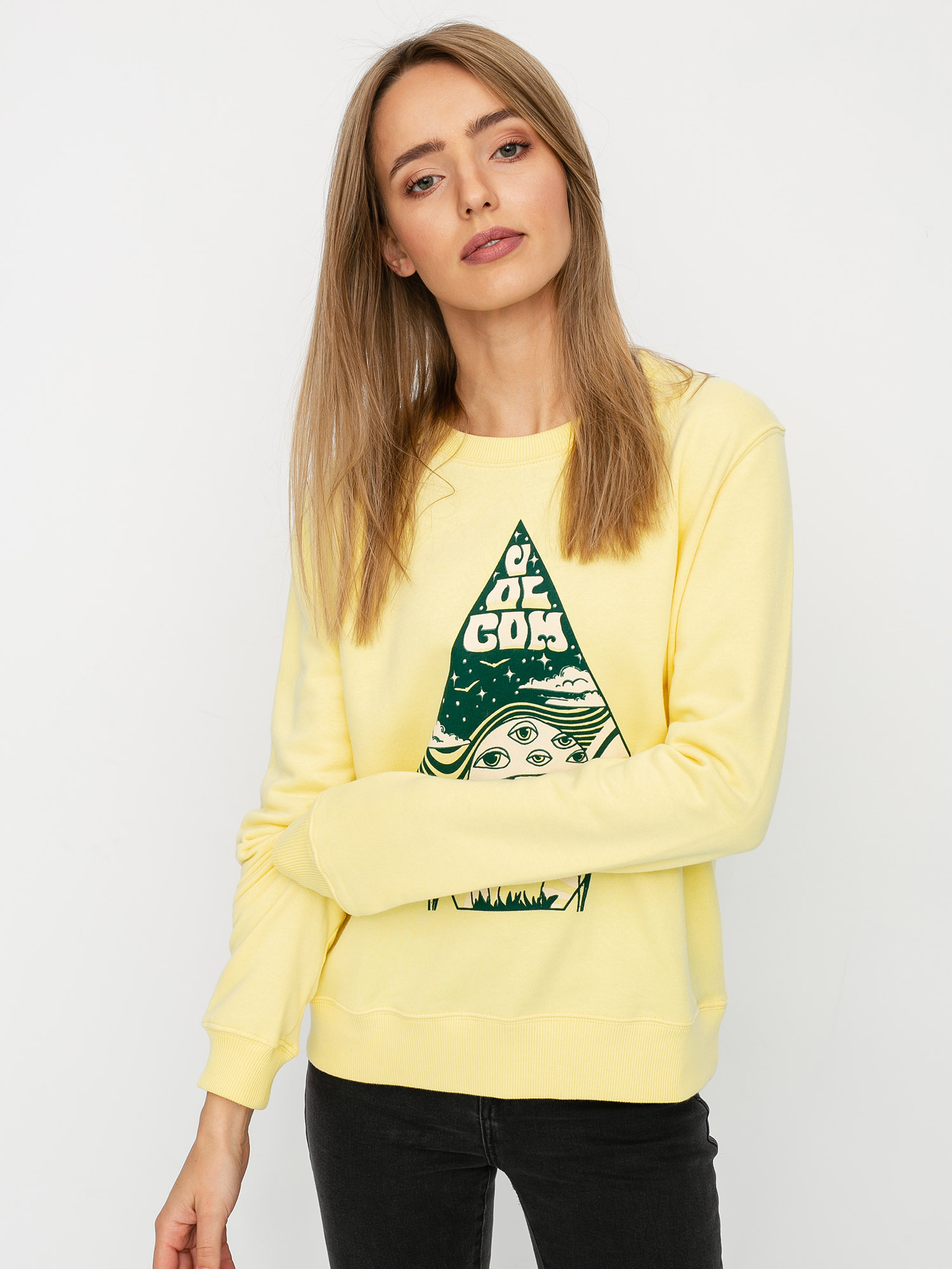 Bluza Volcom Sound Check HD Wmn (faded yellow)