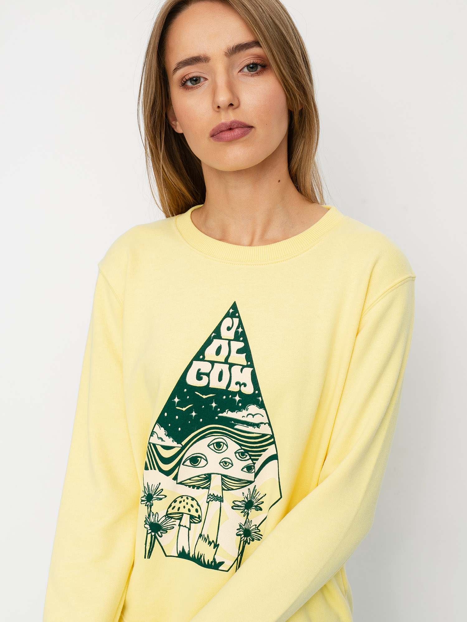 Bluza Volcom Sound Check HD Wmn (faded yellow)