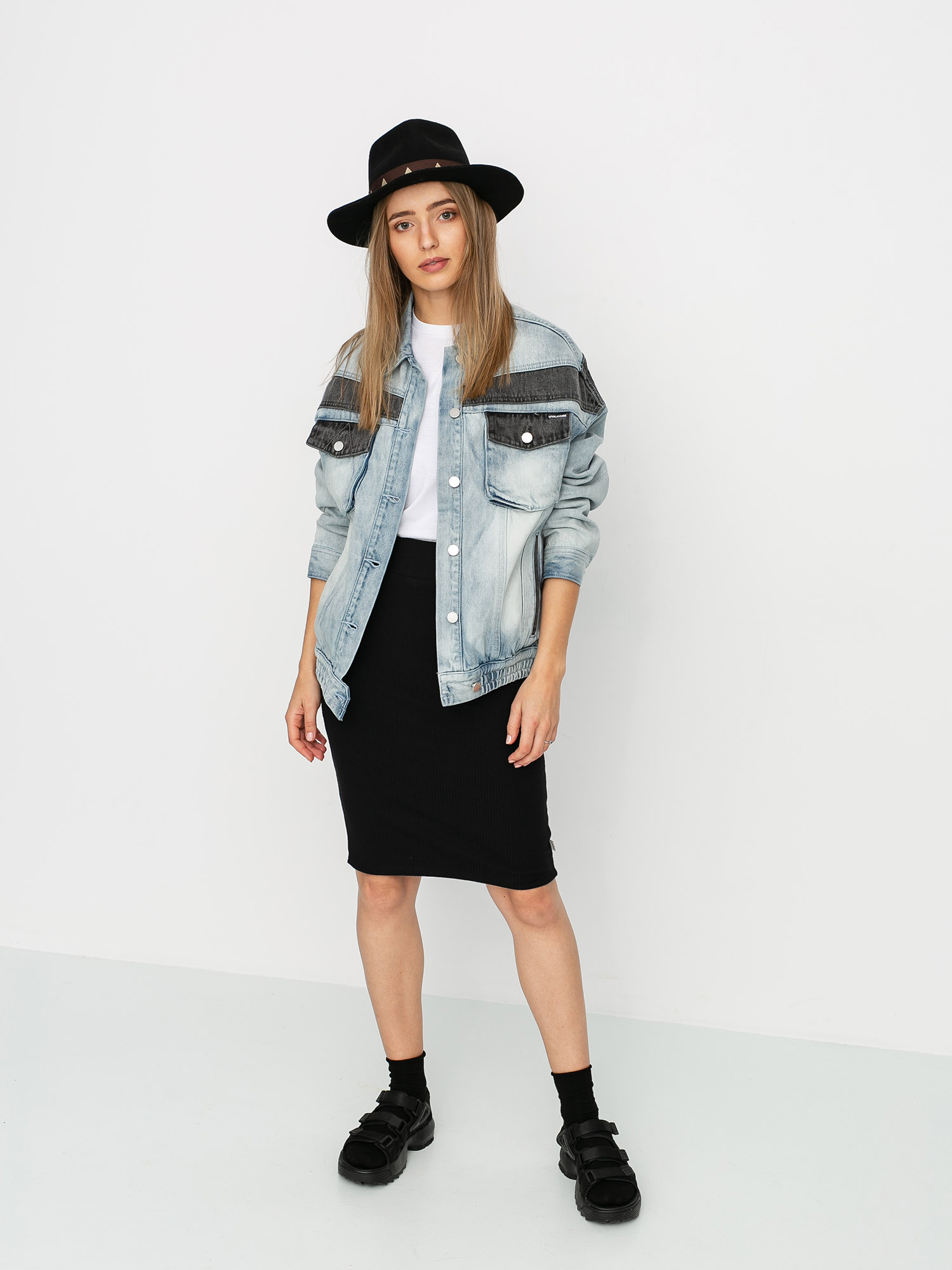 Kurtka Volcom Sumtime Wmn (light blue)