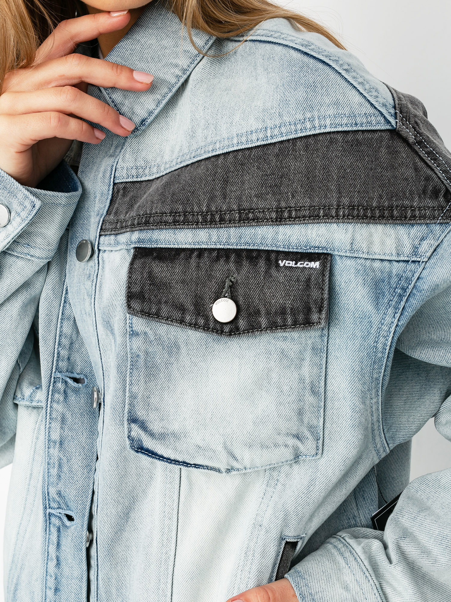 Kurtka Volcom Sumtime Wmn (light blue)