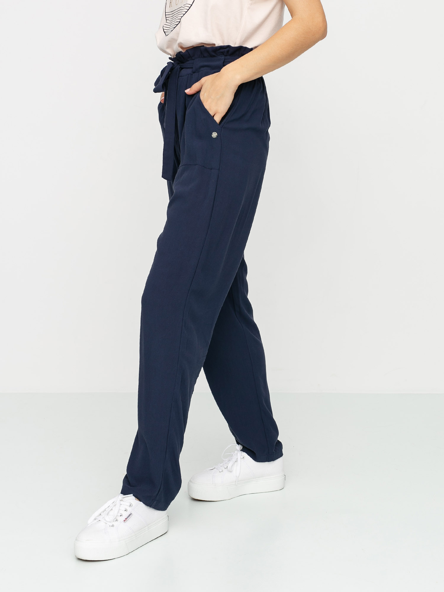 Spodnie Roxy Flowered Swing Wmn (mood indigo)