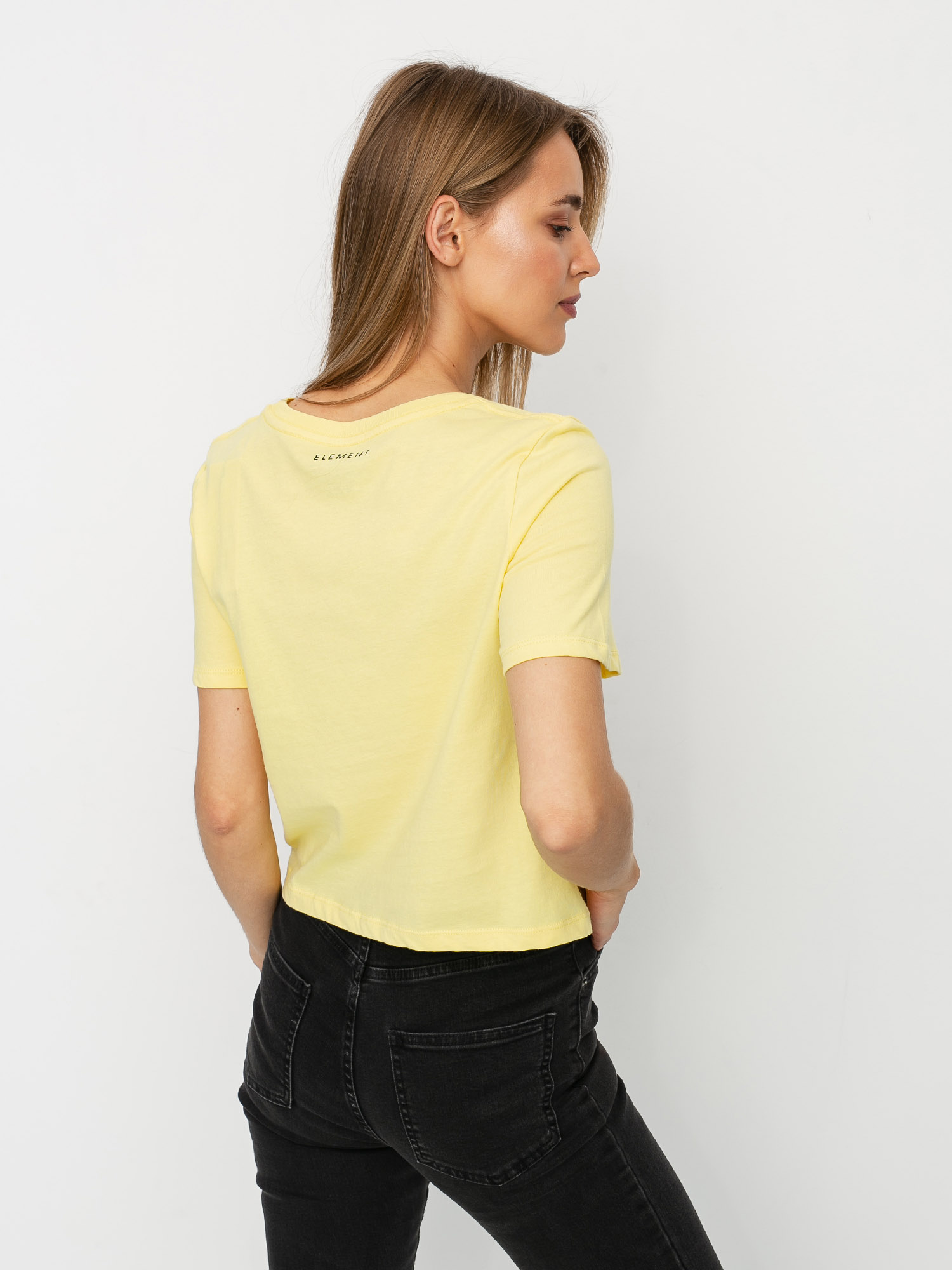 T-shirt Element Branded Crop Wmn (popcorn)