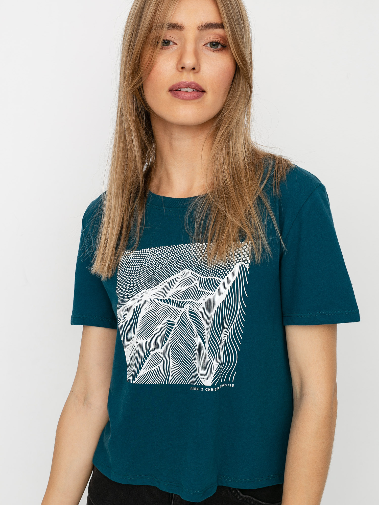 T-shirt Element Christa Crop Wmn (legion blue)