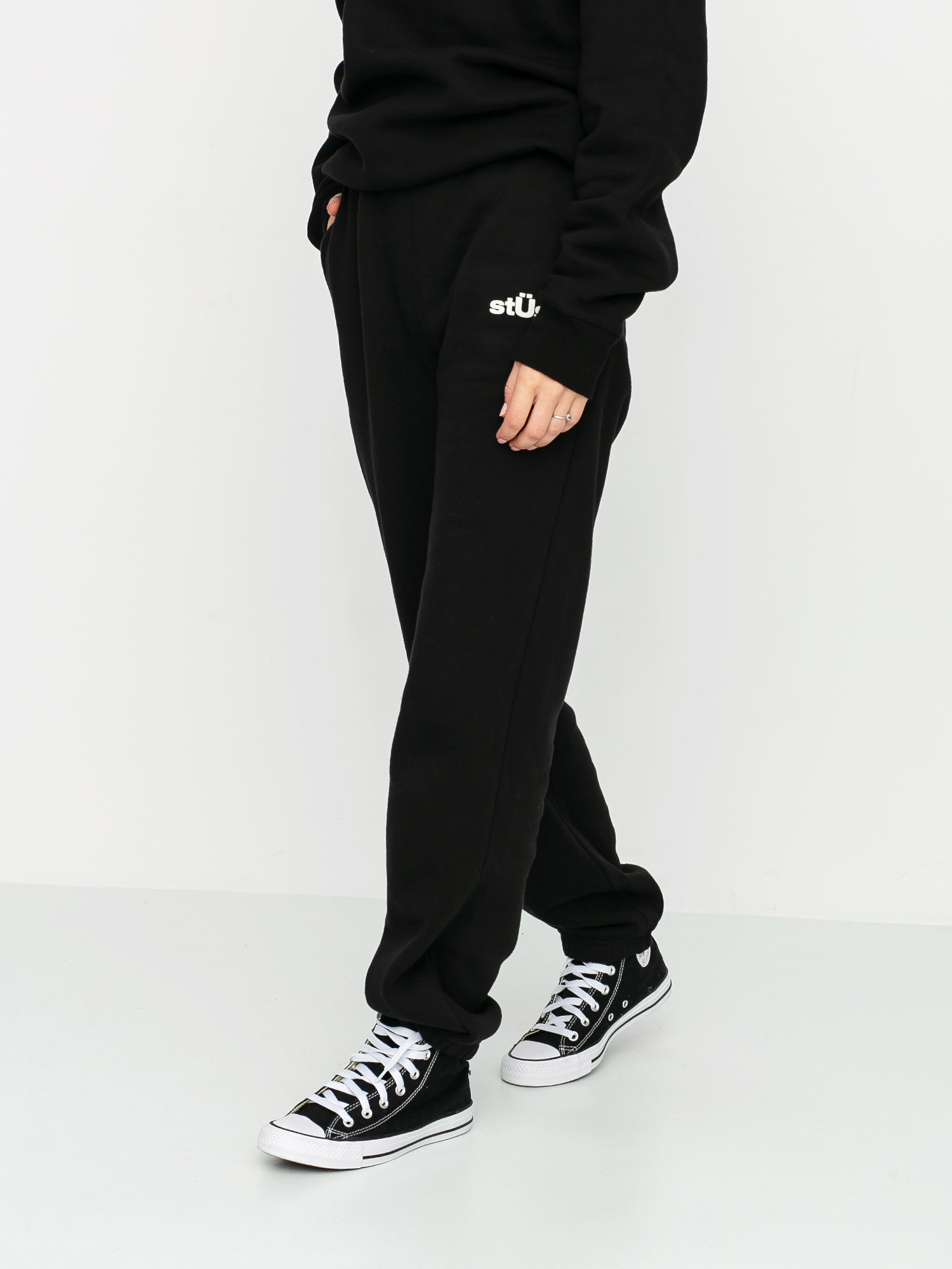 Spodnie Stussy Big U Wmn (black)
