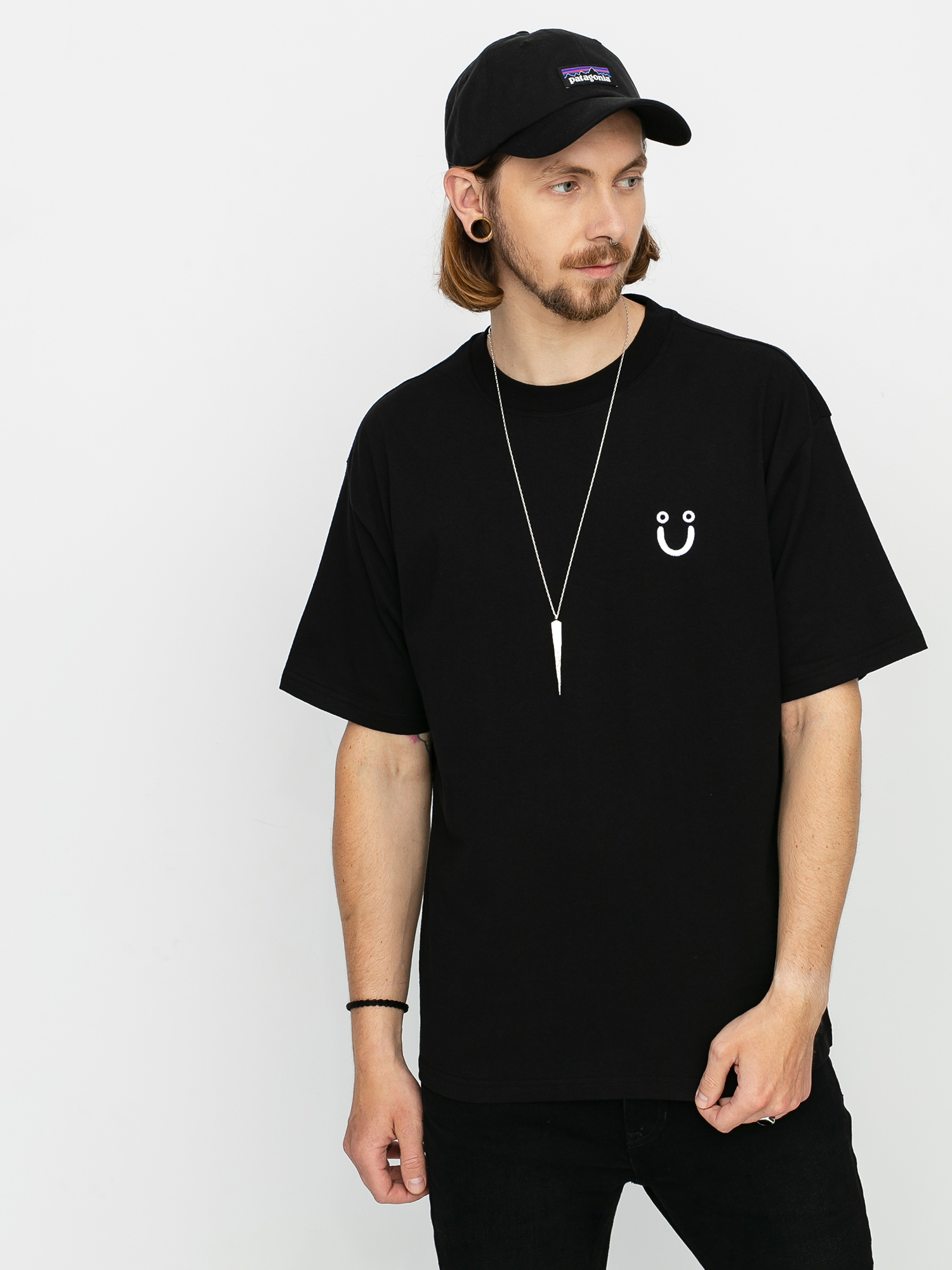 T-shirt Polar Skate Happy (black)