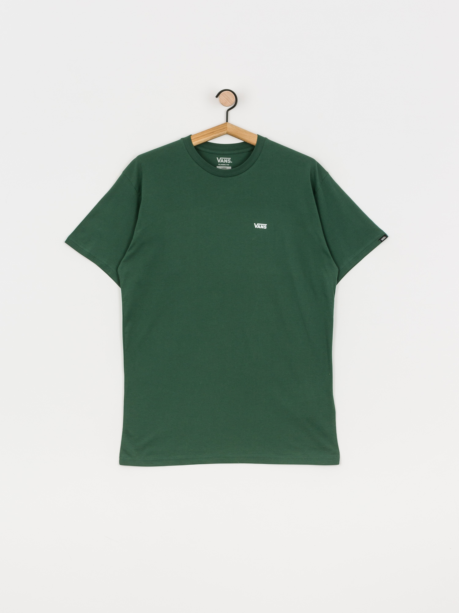 T-shirt Vans Left Chest Logo (pine needle/white)