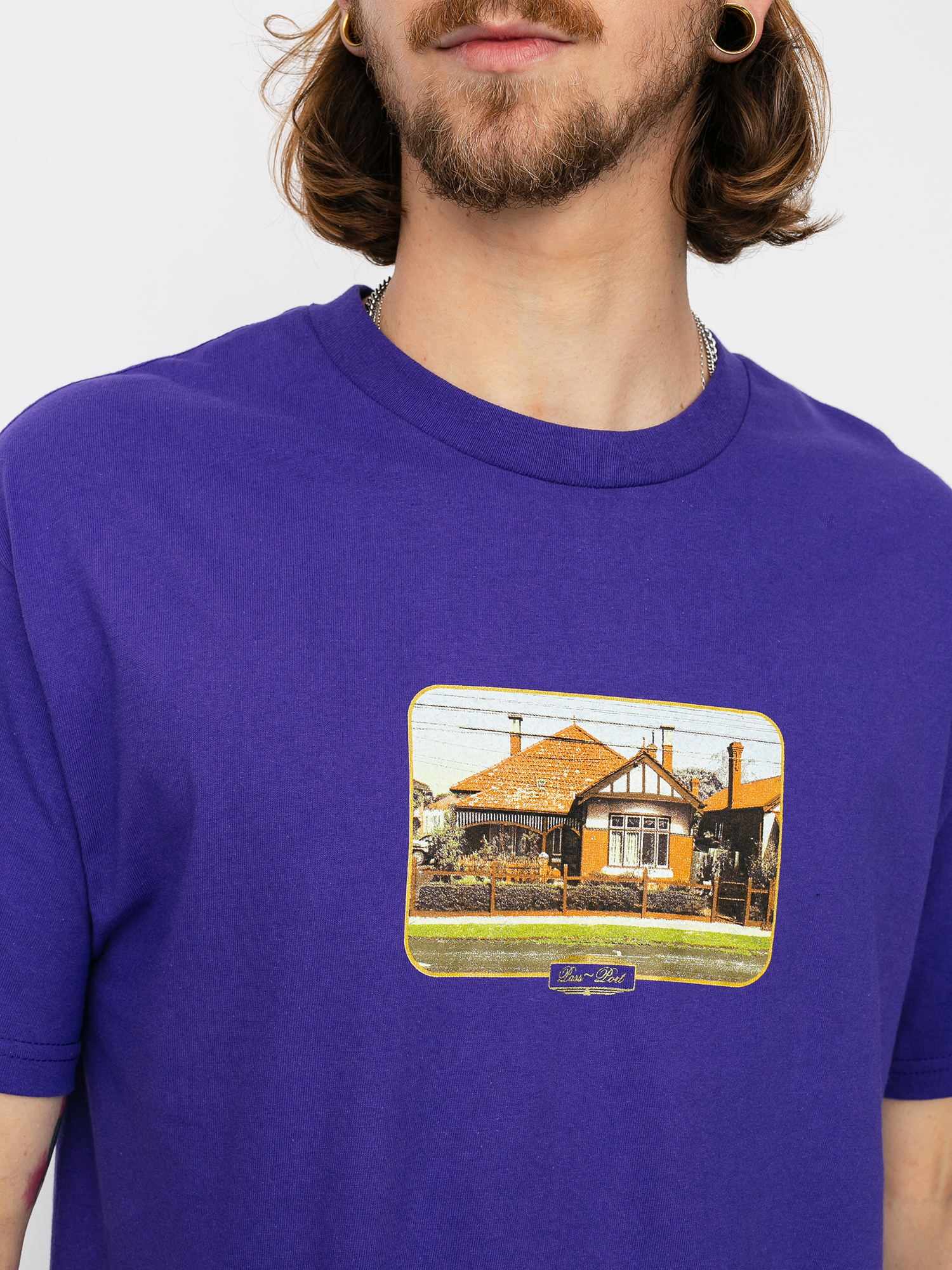 T-shirt Pass Port Home (purple)