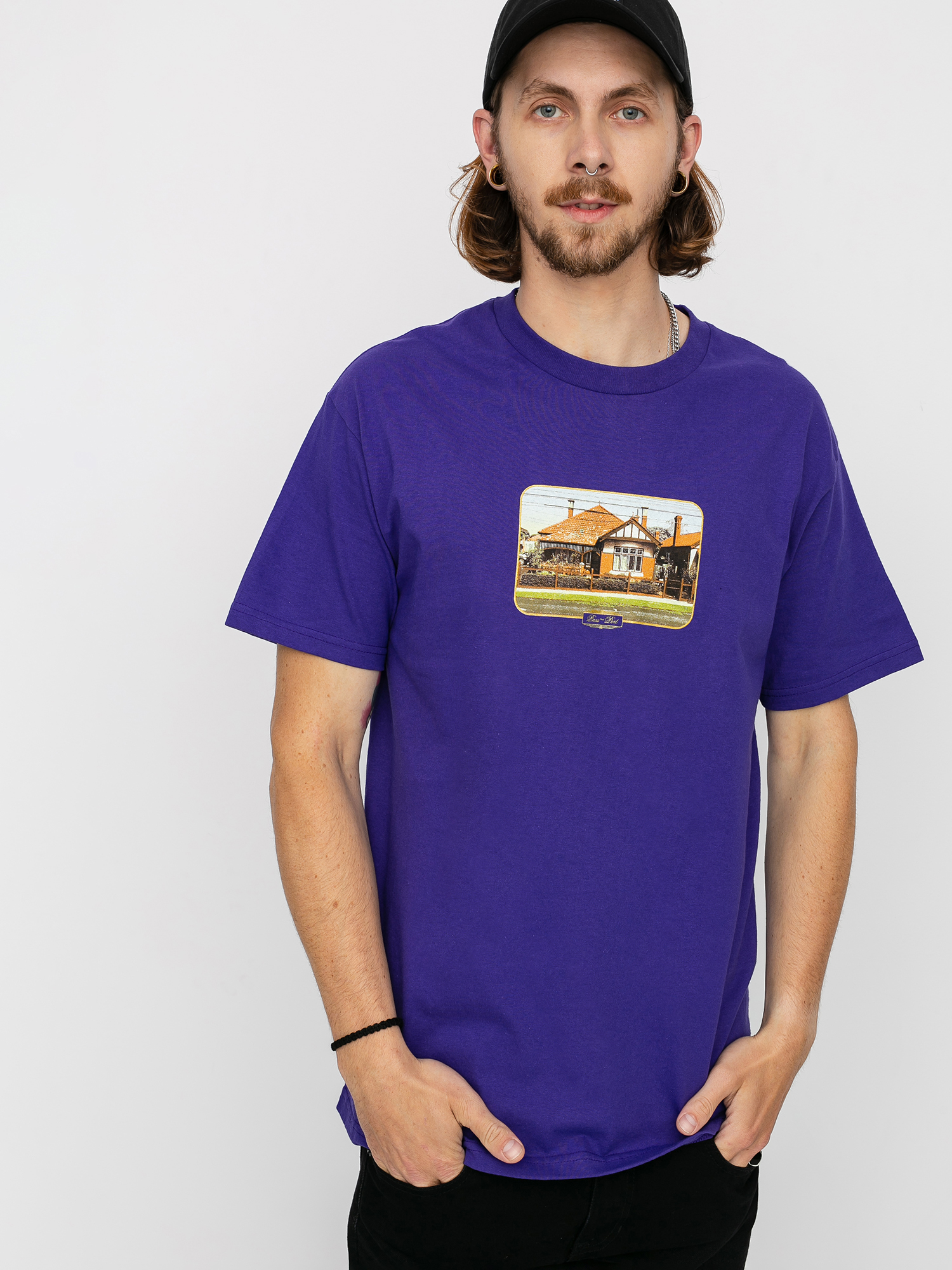 T-shirt Pass Port Home (purple)