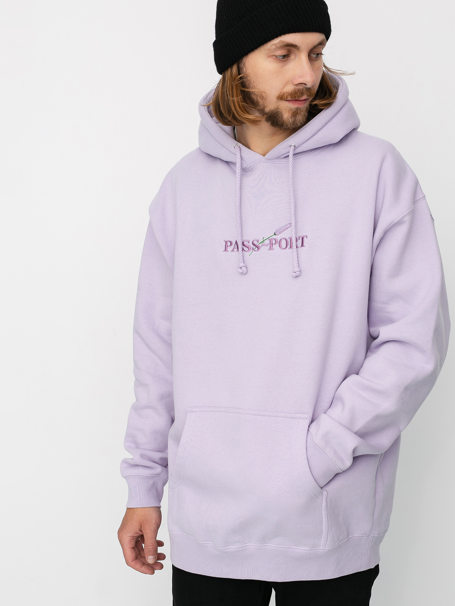 Bluza z kapturem Pass Port Lavender HD (lavender)