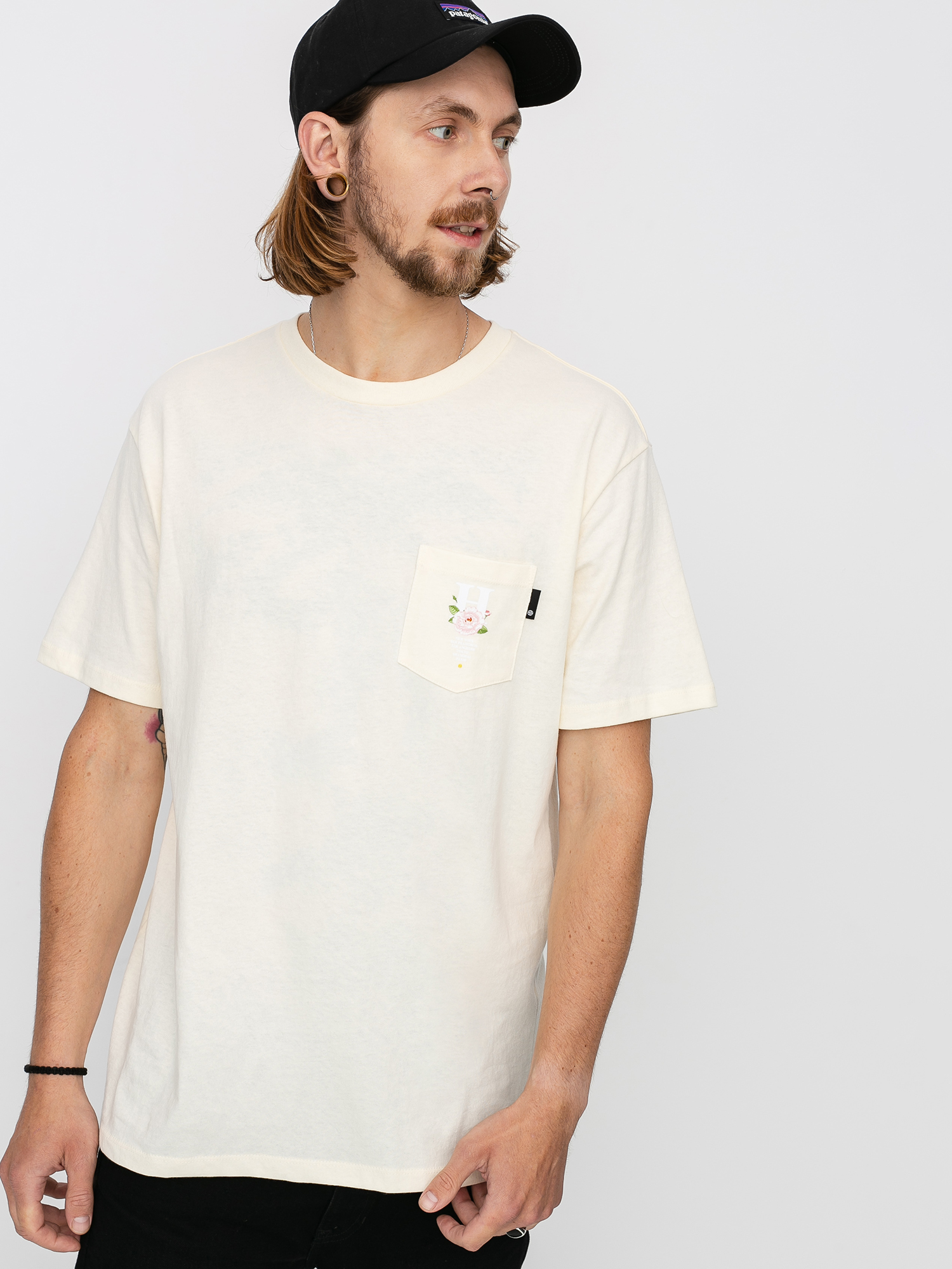 T-shirt HUF Central Park Pocket (cream)
