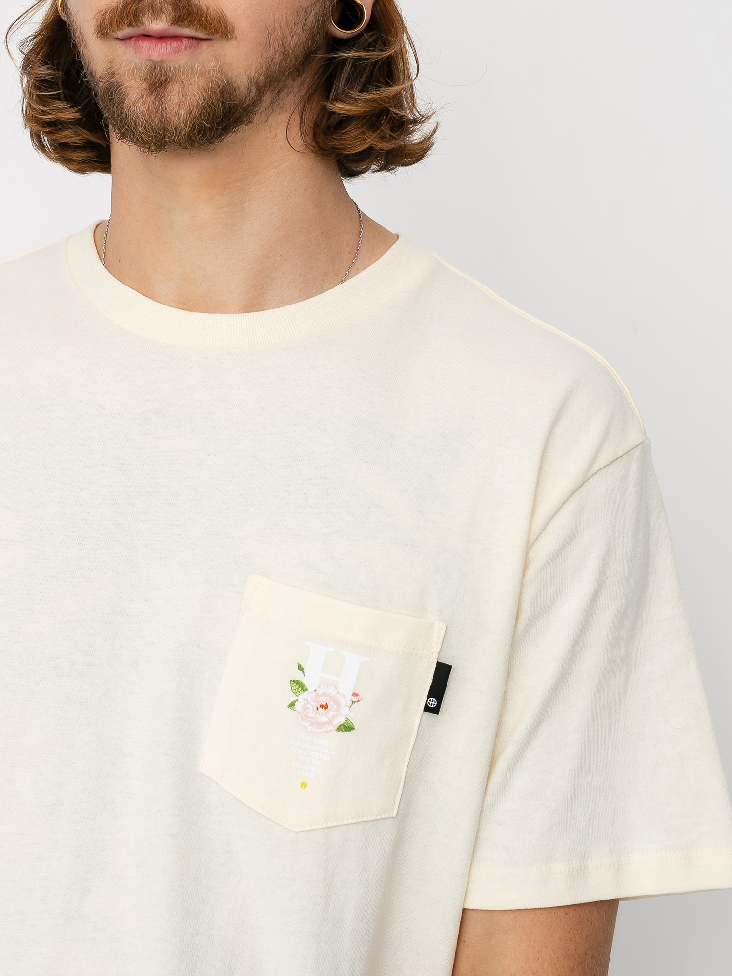 T-shirt HUF Central Park Pocket (cream)