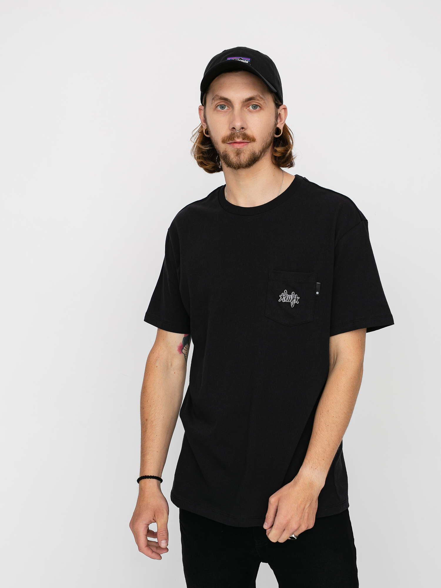 T-shirt HUF Haze Pocket (black)
