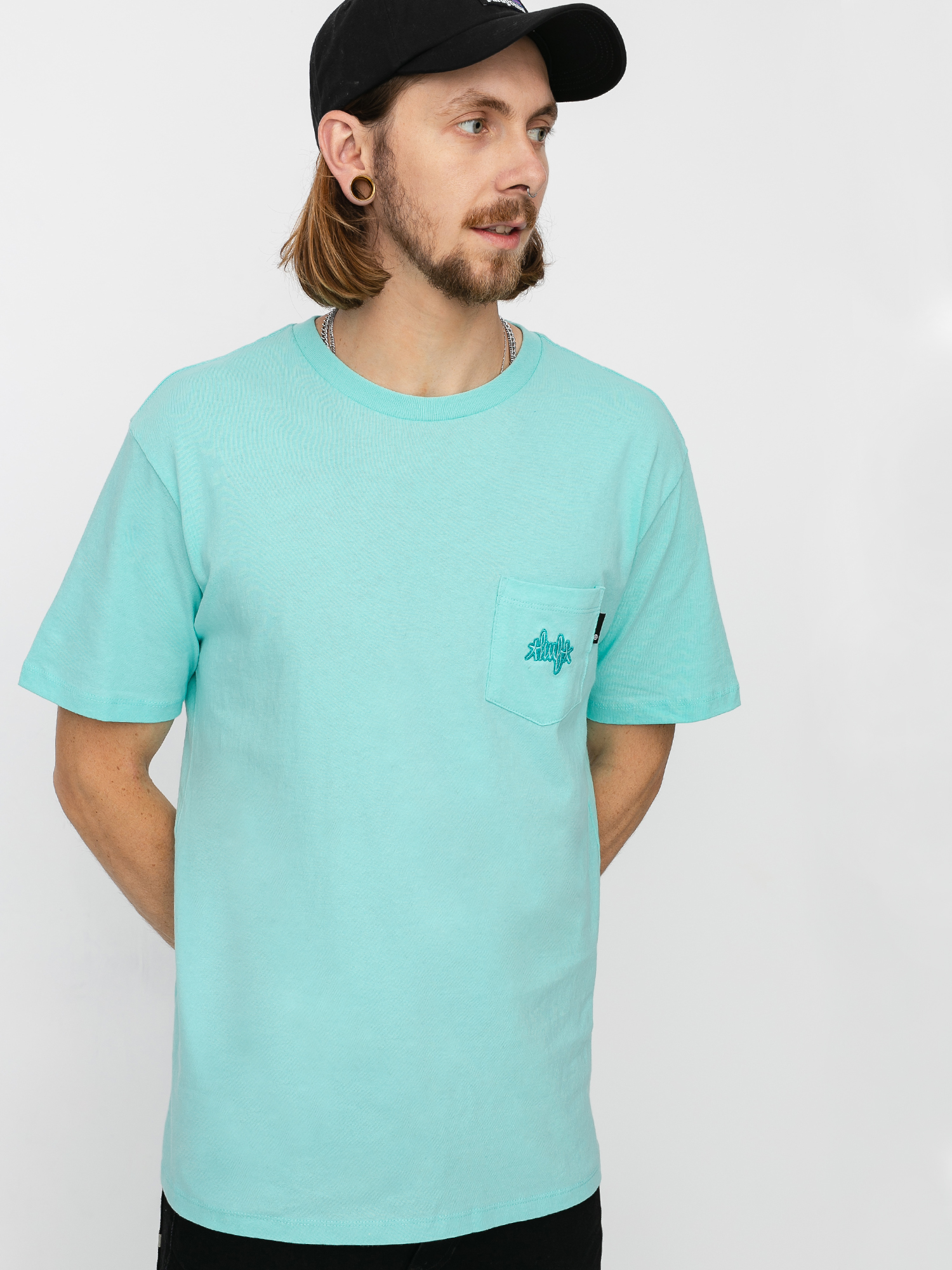 T-shirt HUF Haze Pocket (celadon)