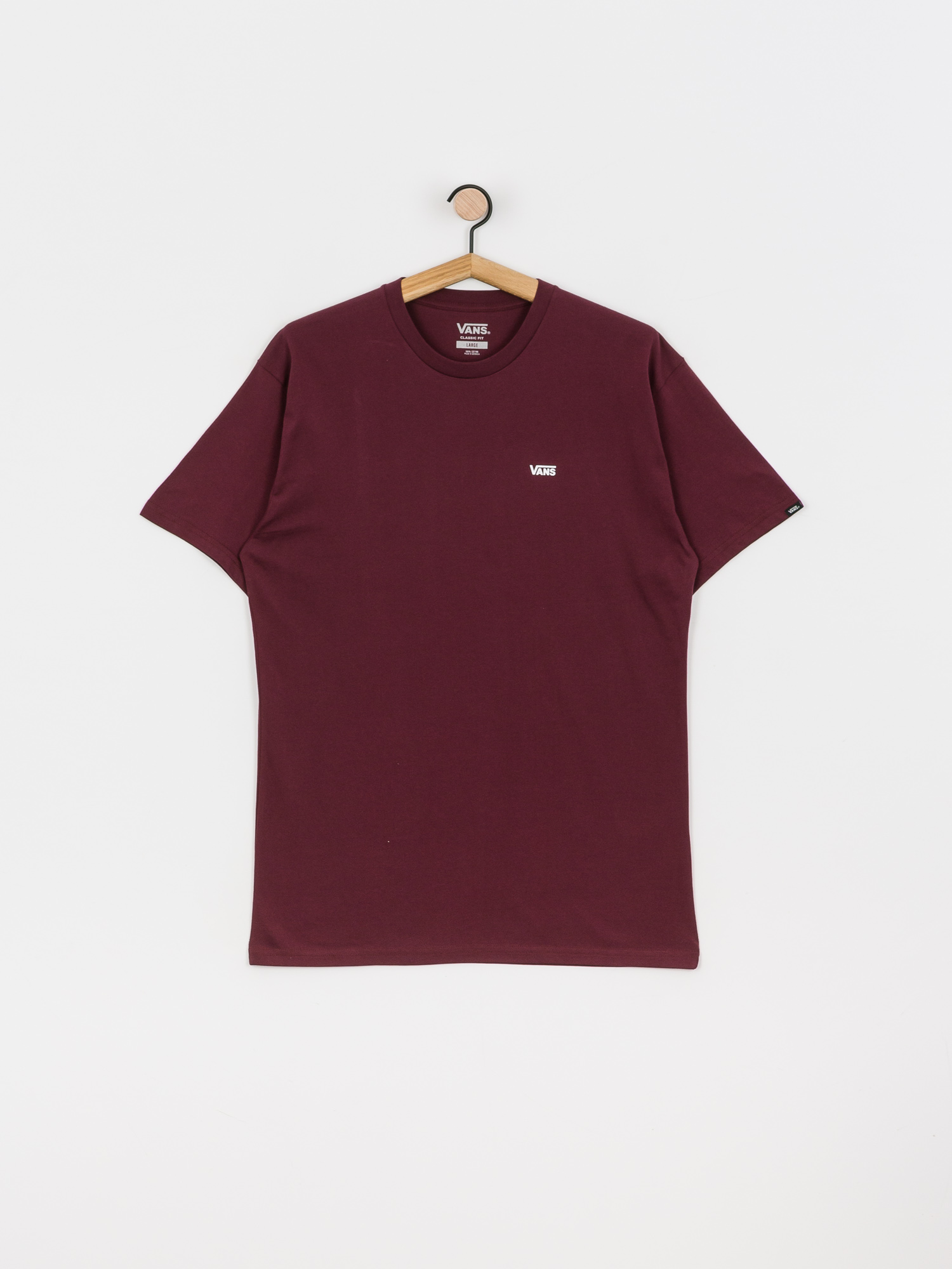 T-shirt Vans Left Chest Logo (port royale/white)