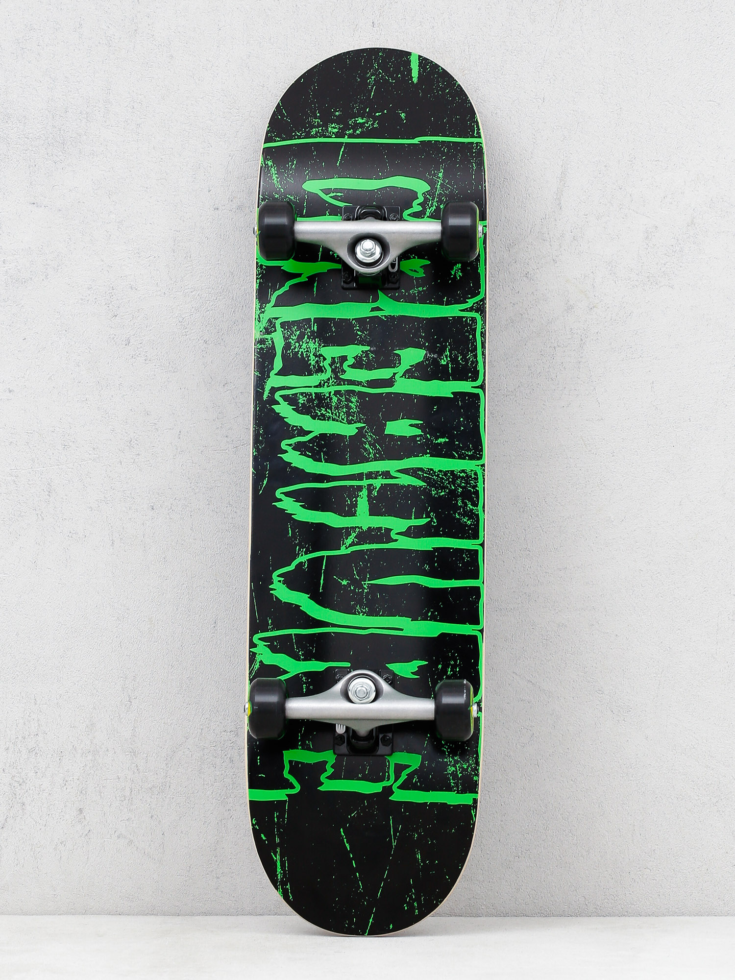 Deskorolka Creature Logo Erosion (black/green)