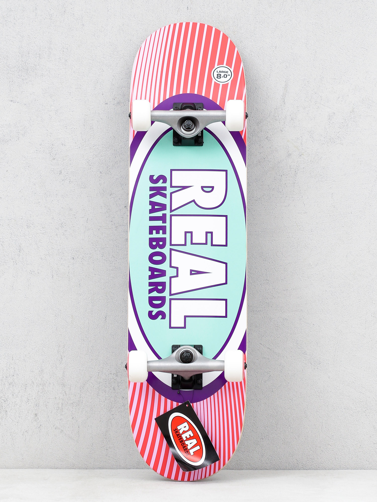 Deskorolka Real Rays (red/pink)