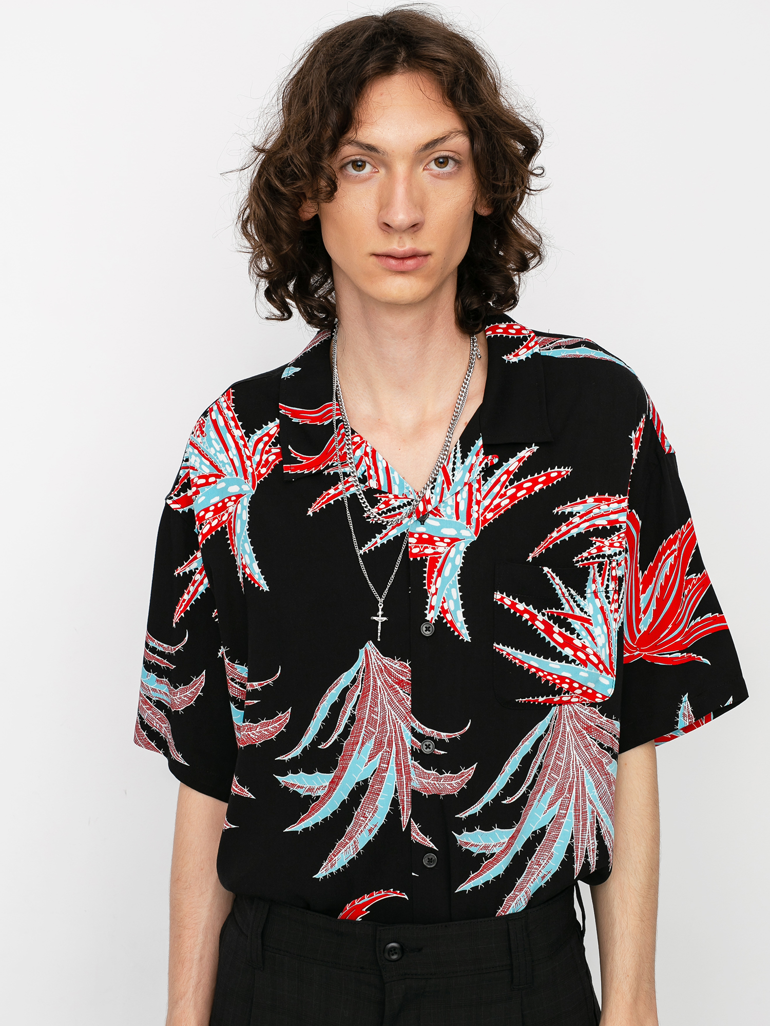 Koszula Stussy Cactus Rayon (black)