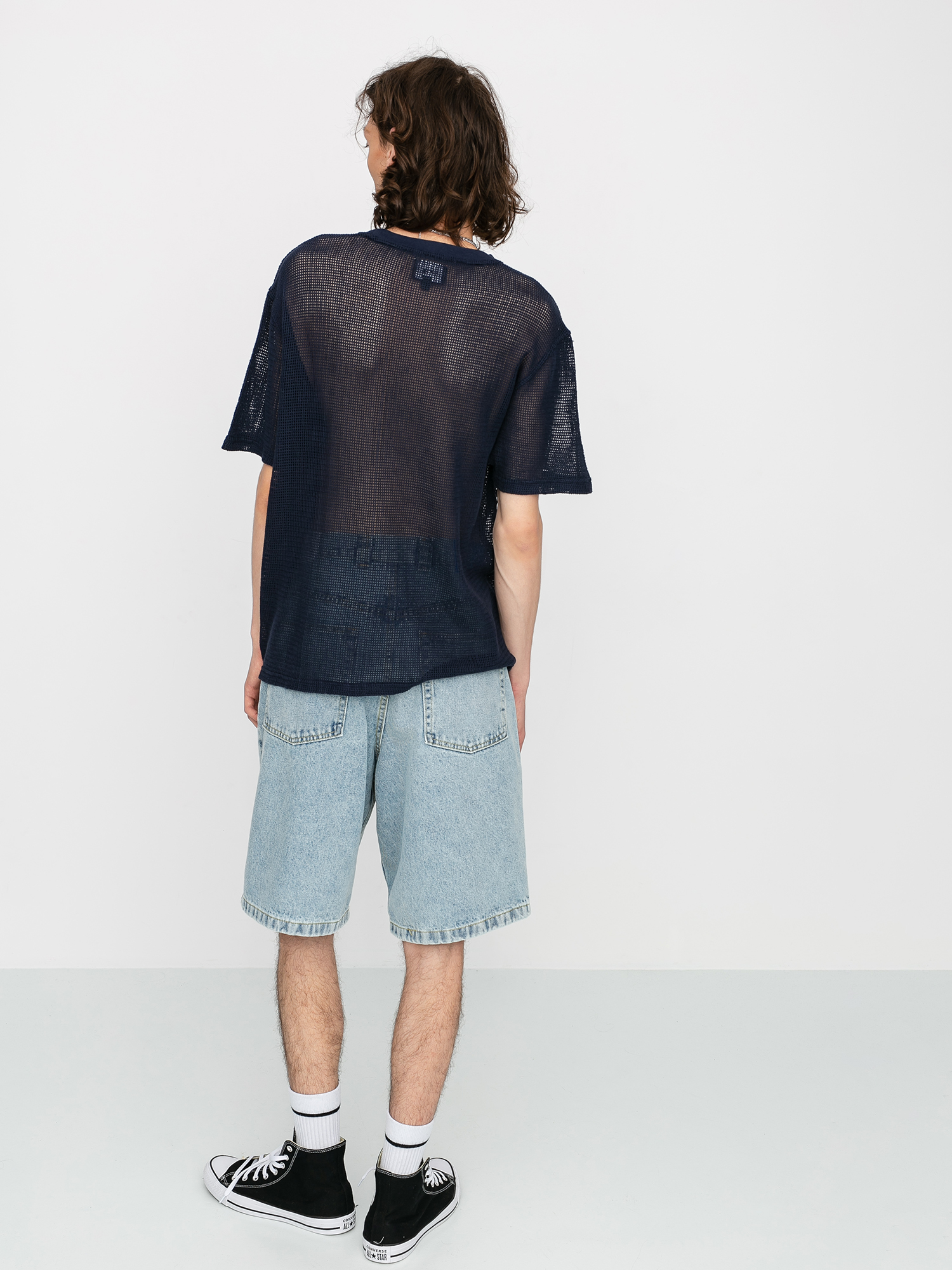 T-shirt Stussy Duncan Mesh (navy)