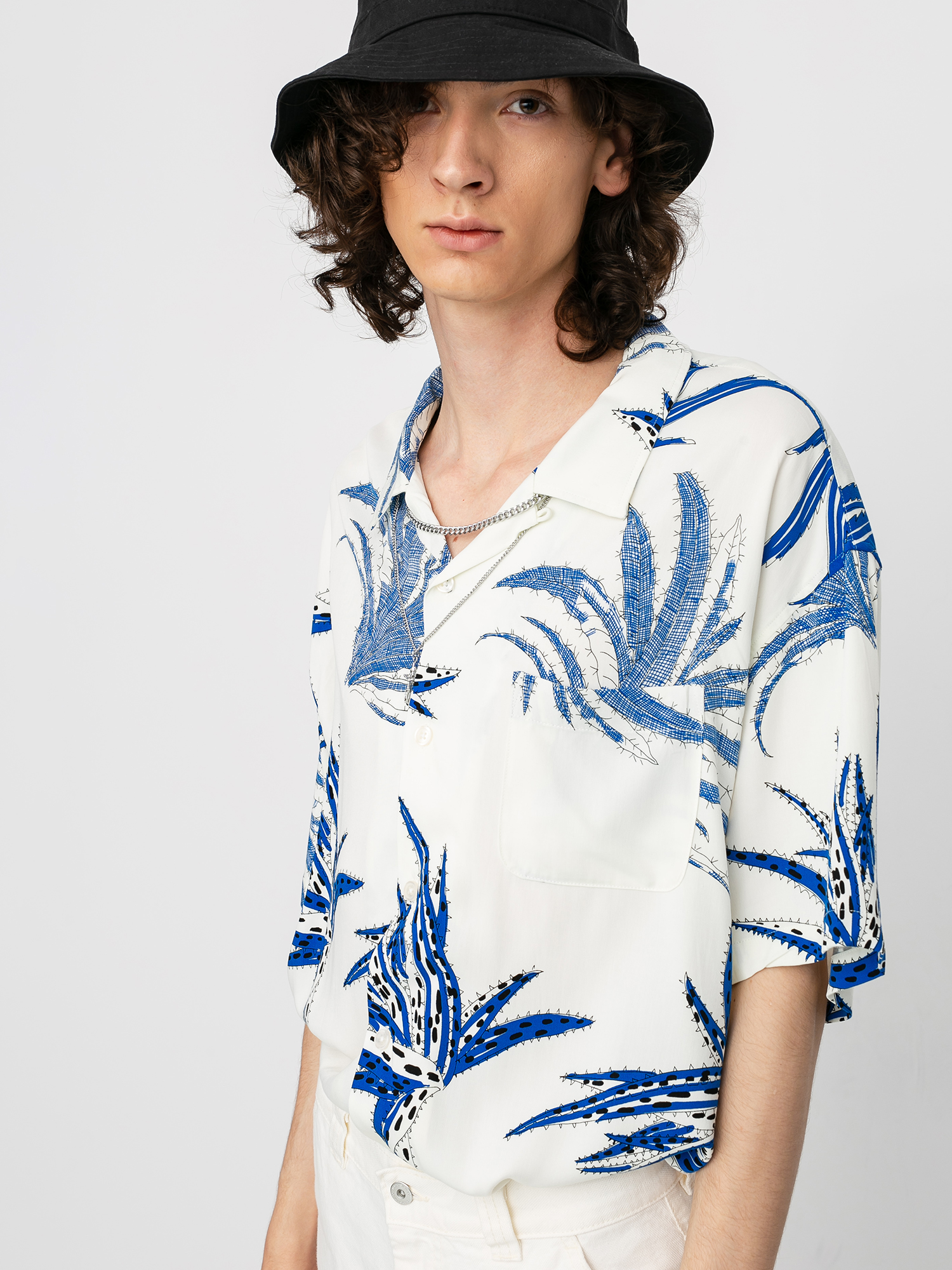 Koszula Stussy Cactus Rayon (white)