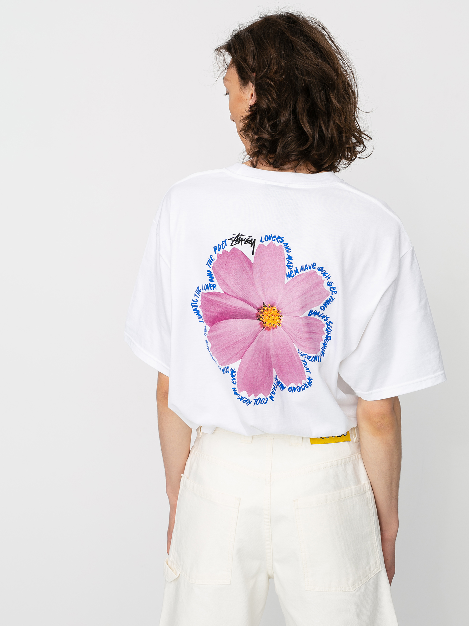 T-shirt Stussy Cosmos (white)