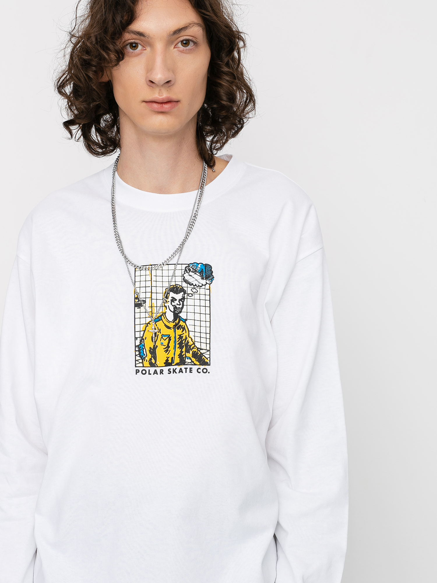 Longsleeve Polar Skate Medusa Desires (white)