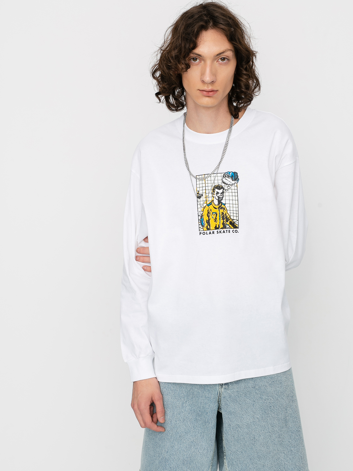 Longsleeve Polar Skate Medusa Desires (white)