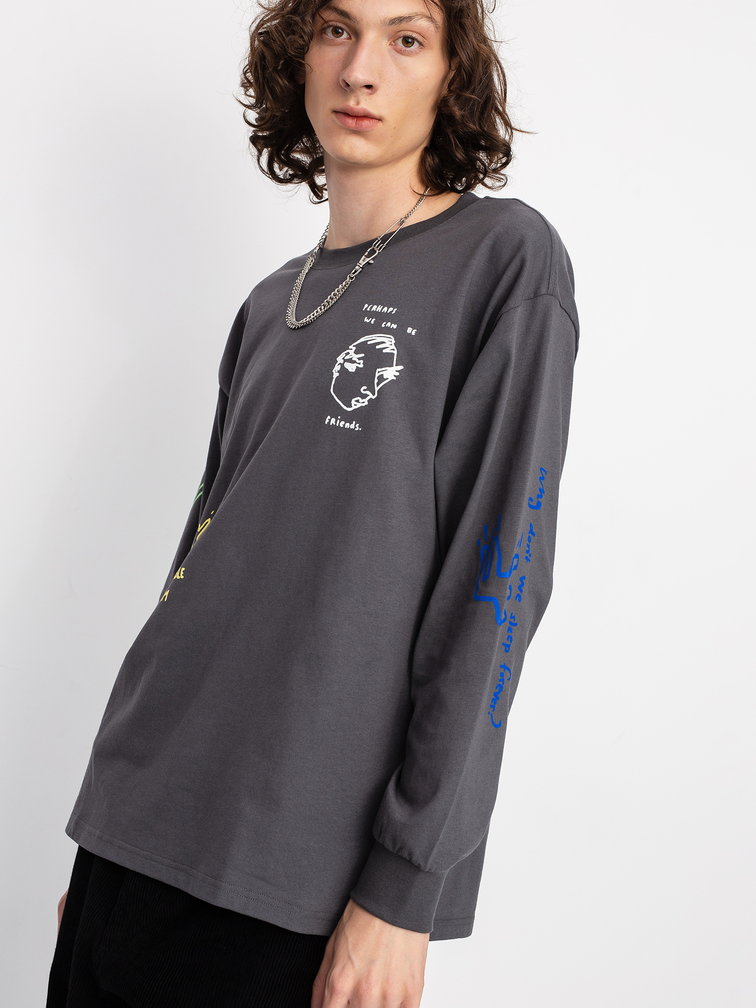Longsleeve Polar Skate Notebook (graphite)
