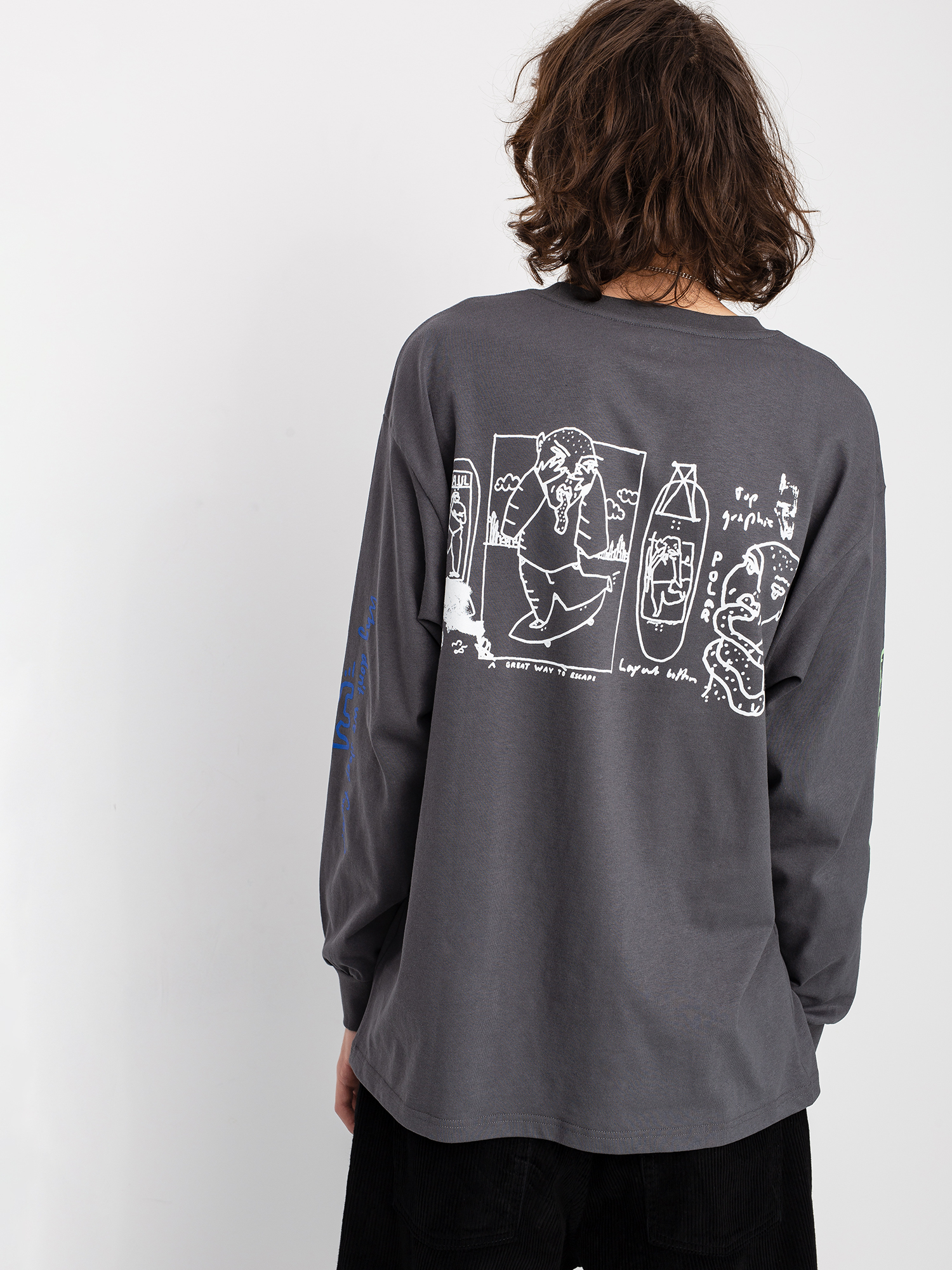 Longsleeve Polar Skate Notebook (graphite)