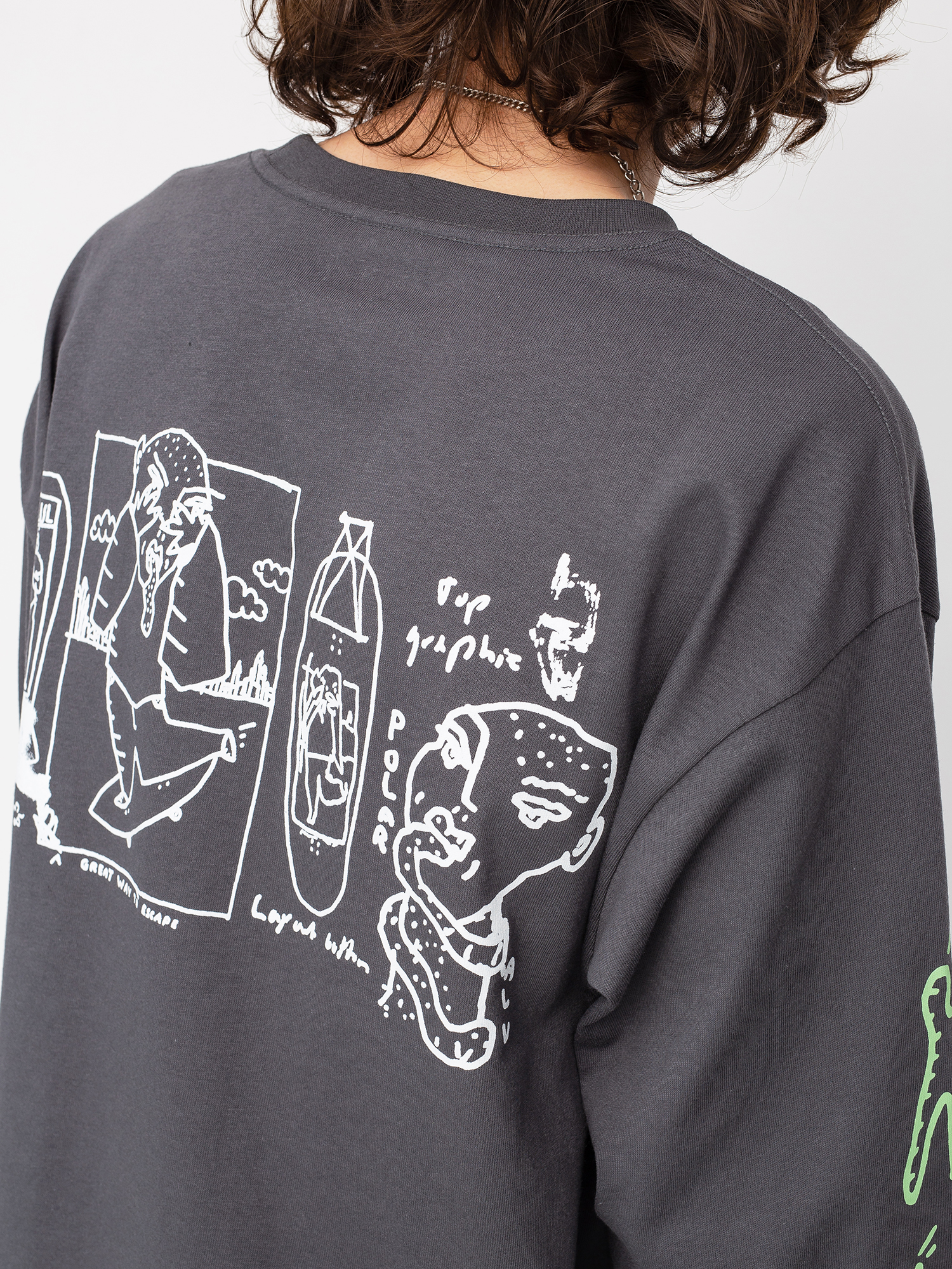 Longsleeve Polar Skate Notebook (graphite)