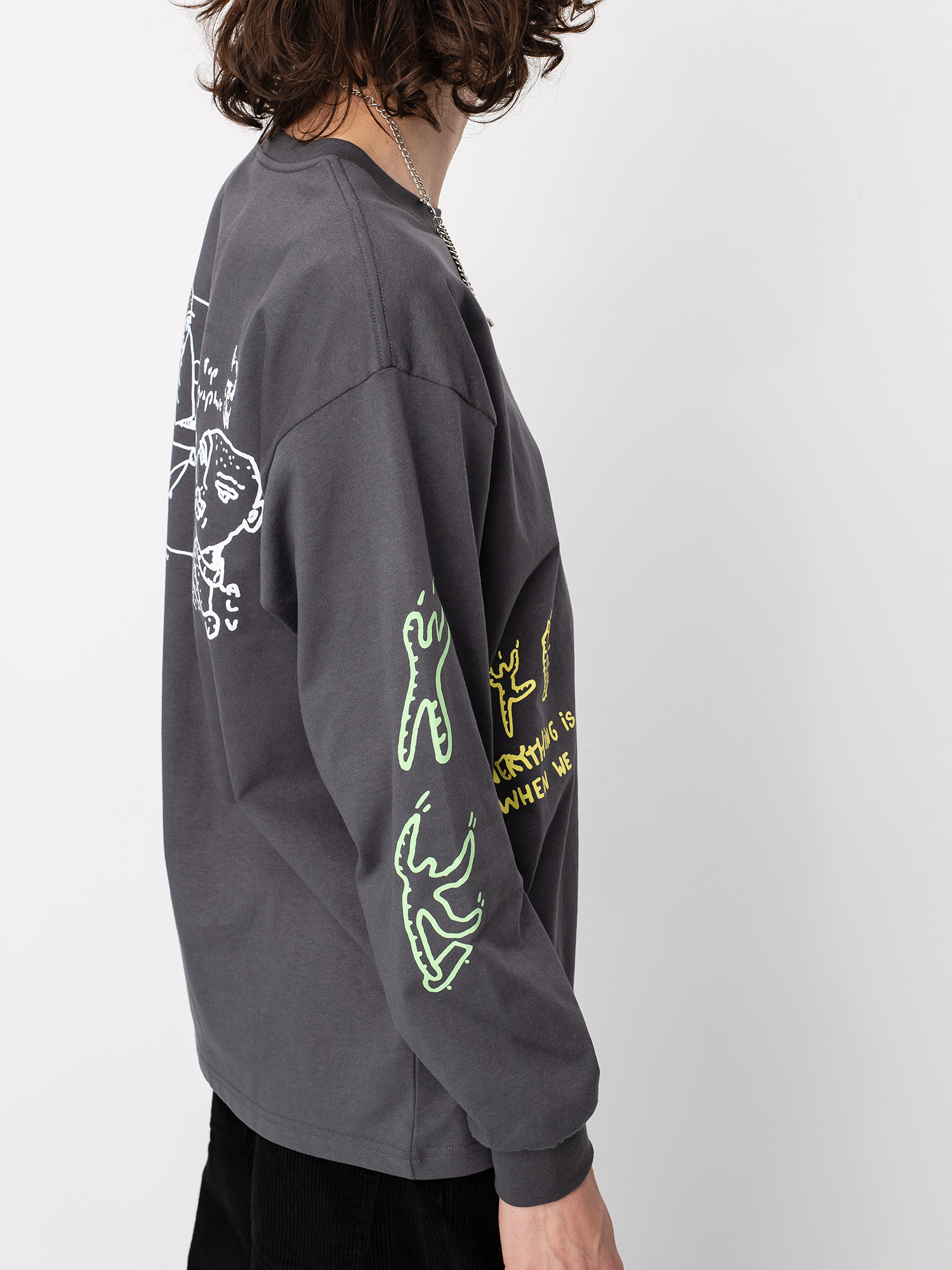 Longsleeve Polar Skate Notebook (graphite)