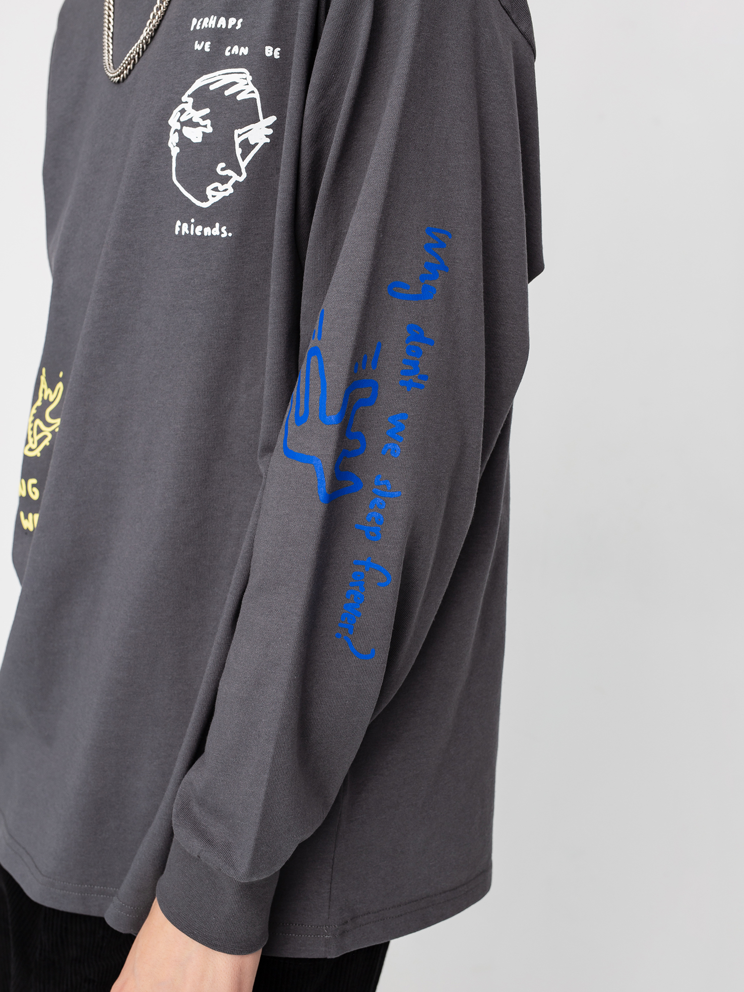 Longsleeve Polar Skate Notebook (graphite)