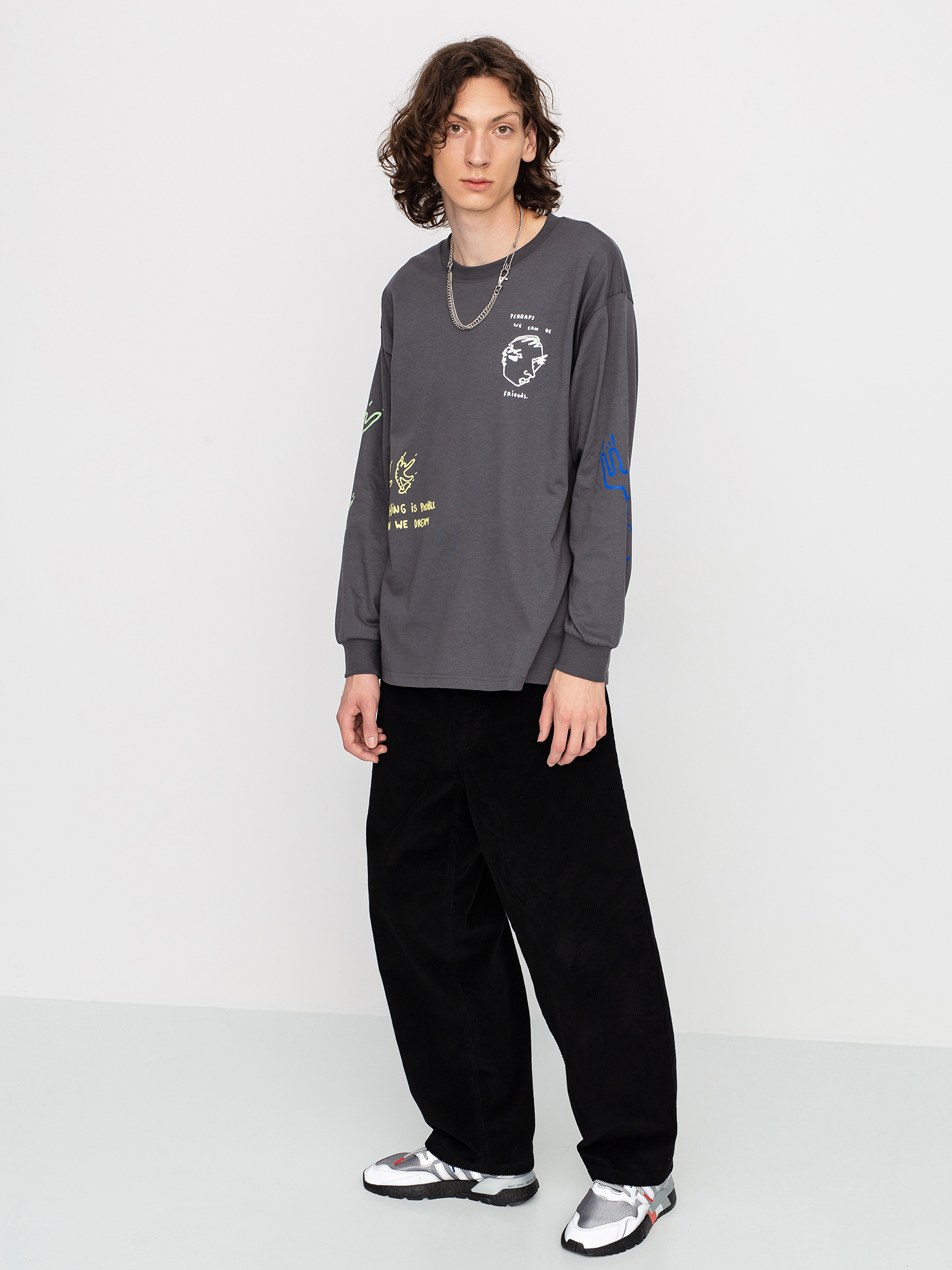 Longsleeve Polar Skate Notebook (graphite)