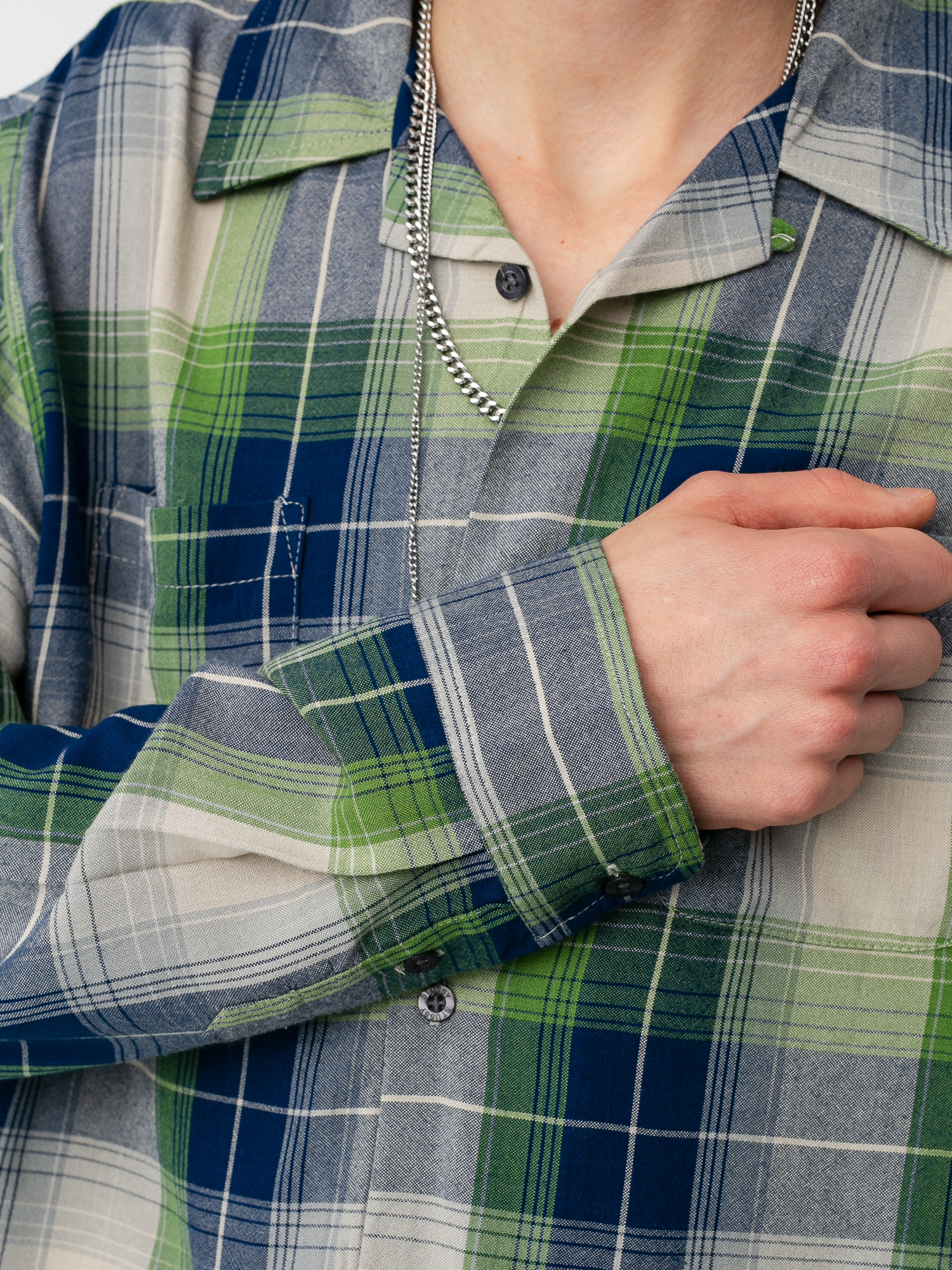 Koszula Stussy Rayon Plaid (blue)