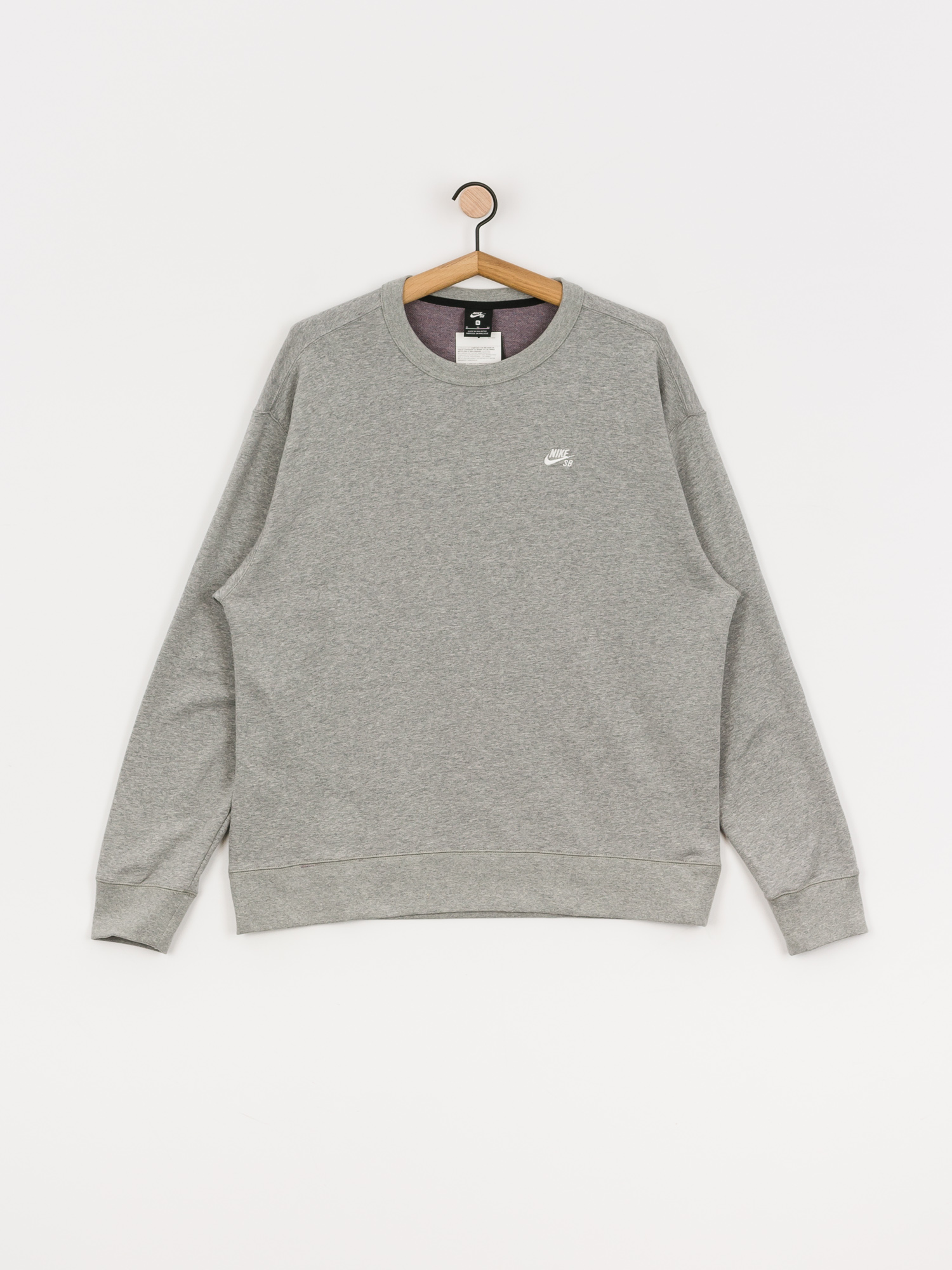 Bluza Nike SB Sb Crew (dk grey heather/white)